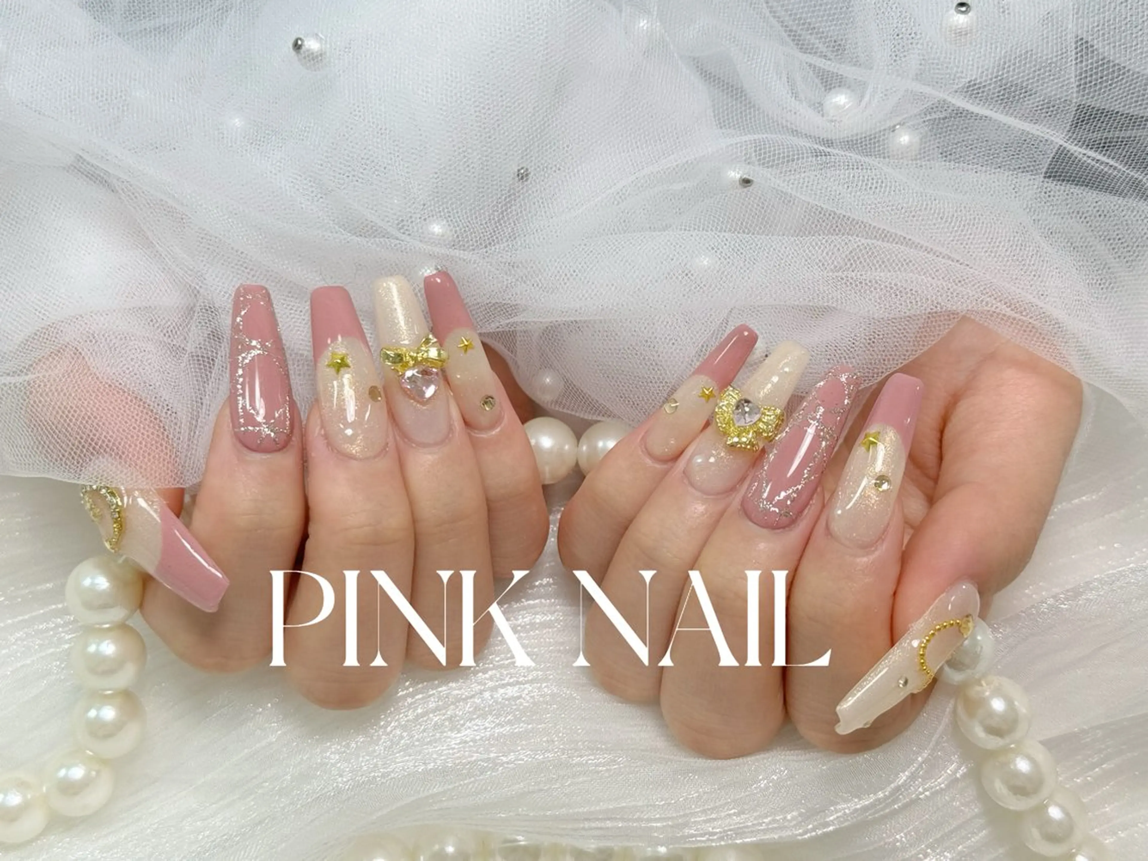 ネイル ハンドネイル pink nailのその他イメージ