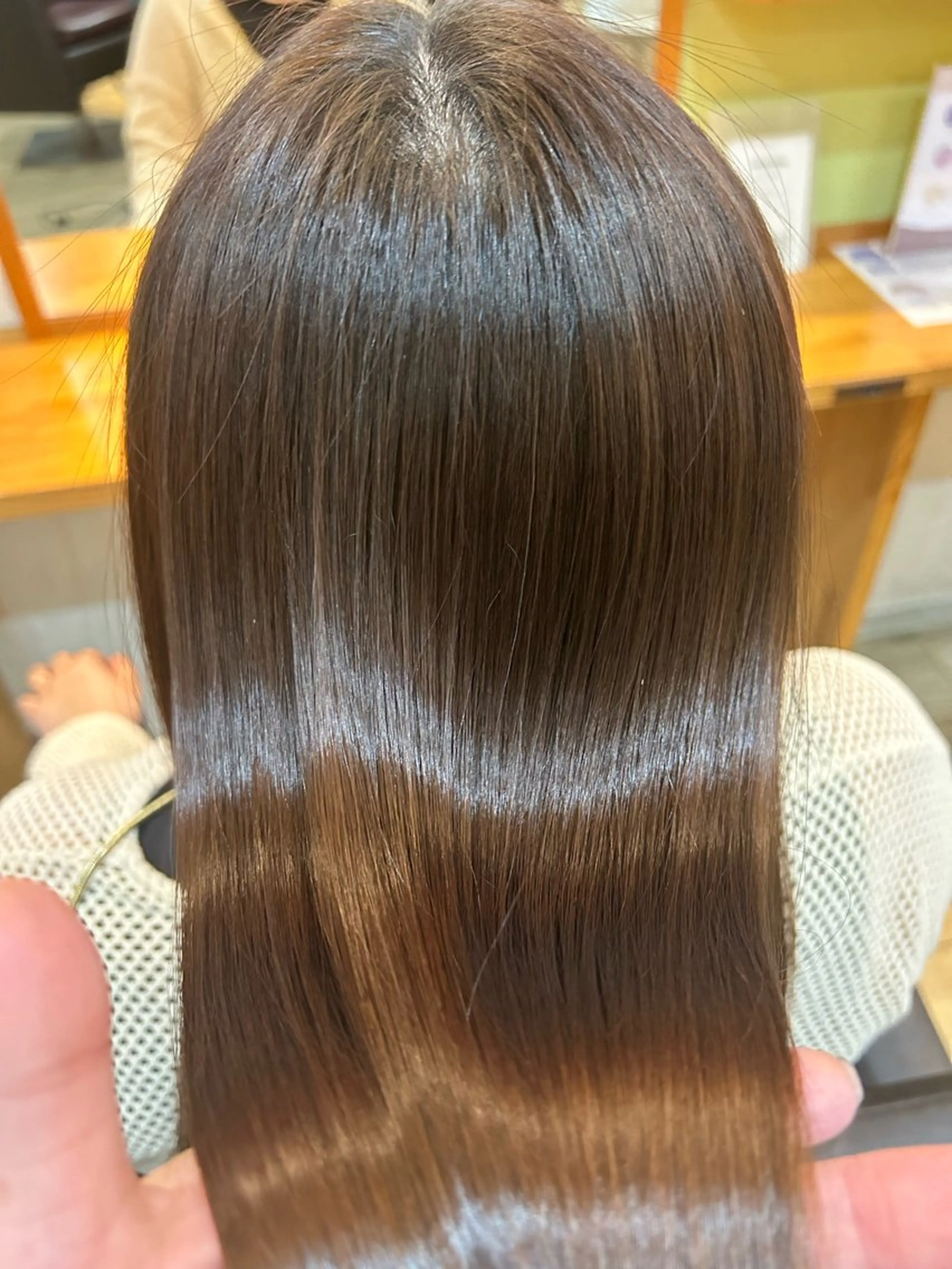 ロング 髪質改善 トリートメント トリートメント 東 麻祐子のヘアスタイル