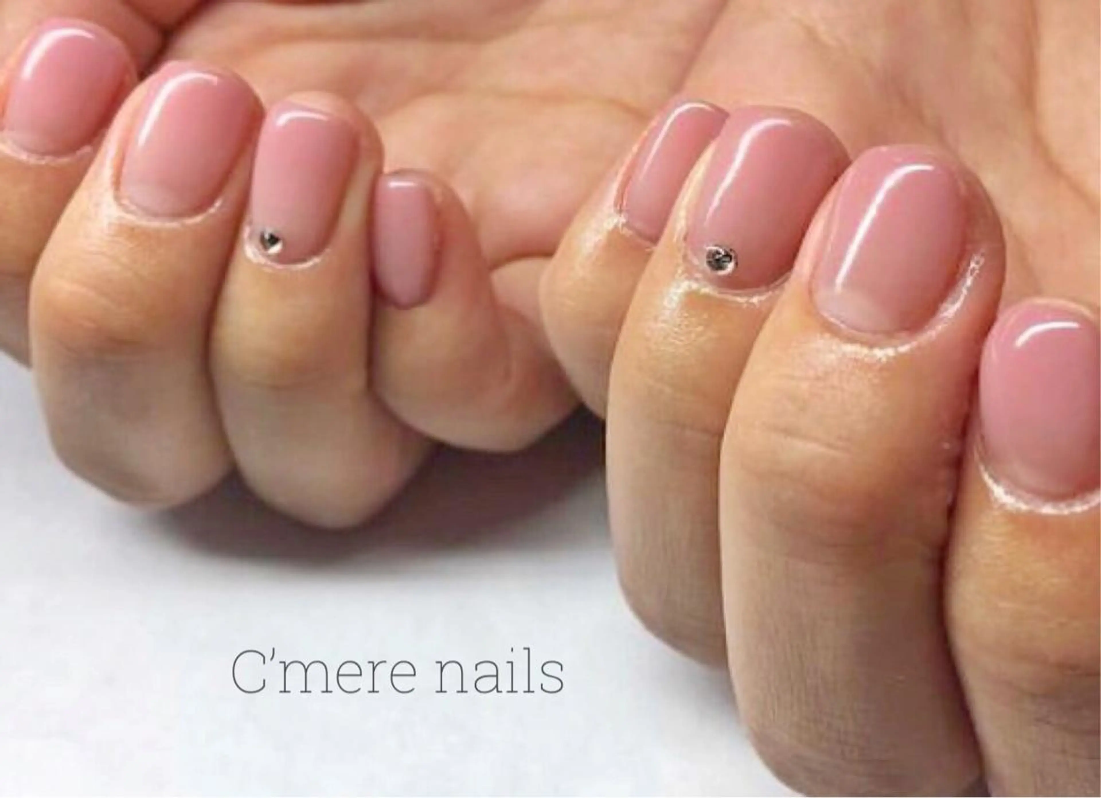 ネイル ピンク ハンドネイル nouva nailsのネイルデザイン