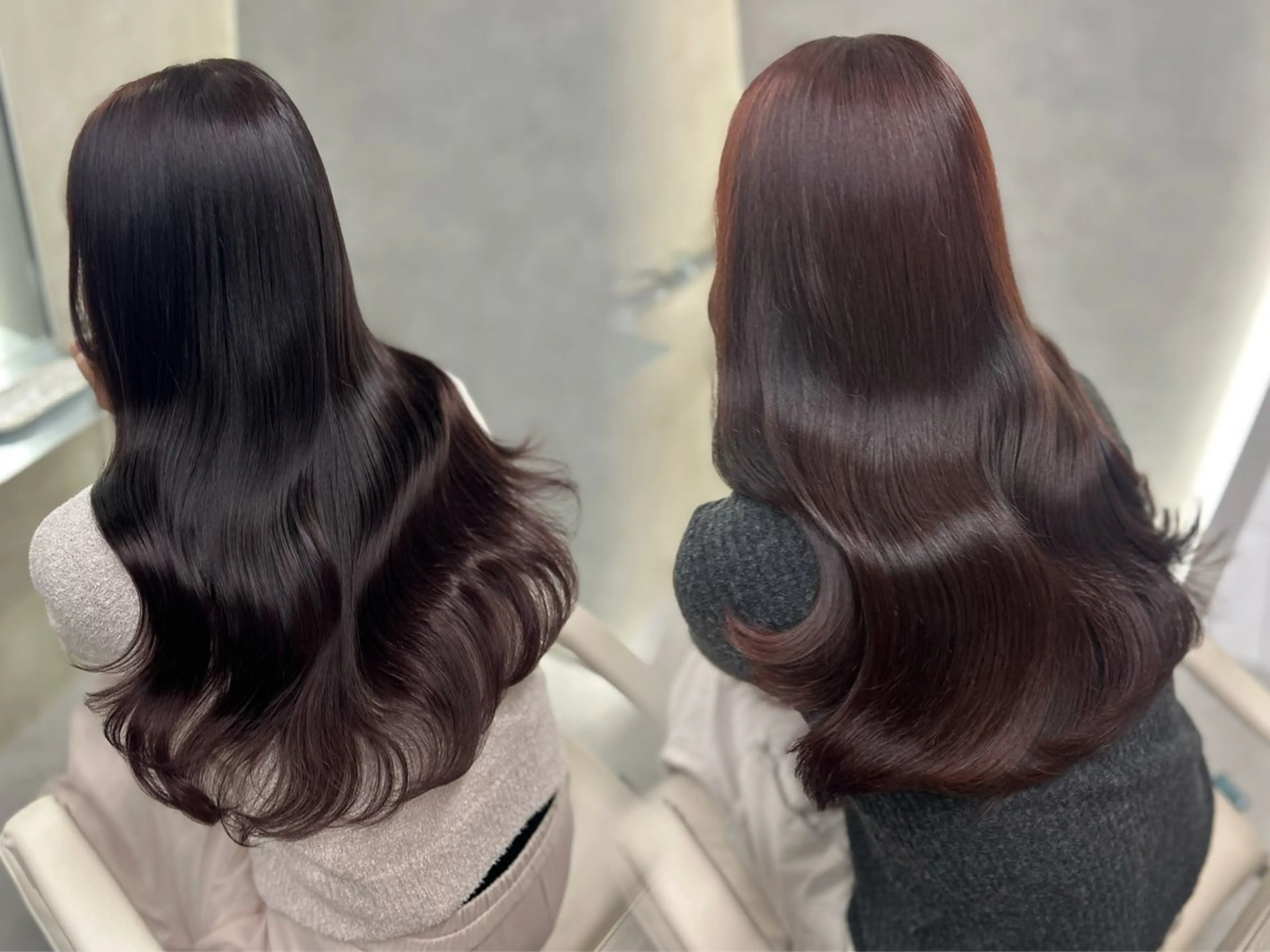 【✨ミニモ限定🎀】🇰🇷韓国風ヘア🇰🇷カット➕艶カラー➕髪質改善トリートメント（スタンダード）の写真