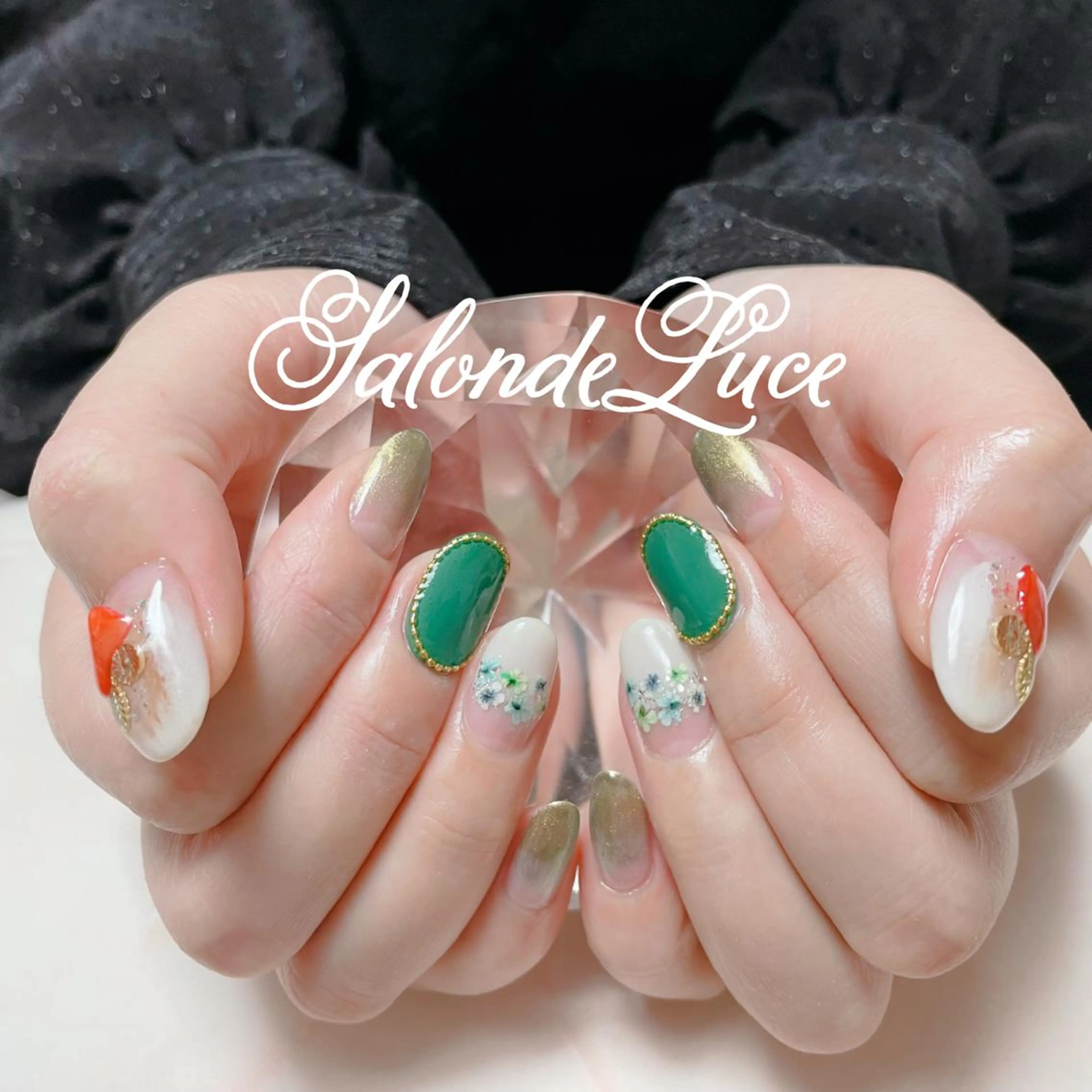 ネイル グラデーション ニュアンスネイル ワンカラーネイル Salon de Luceのネイルデザイン