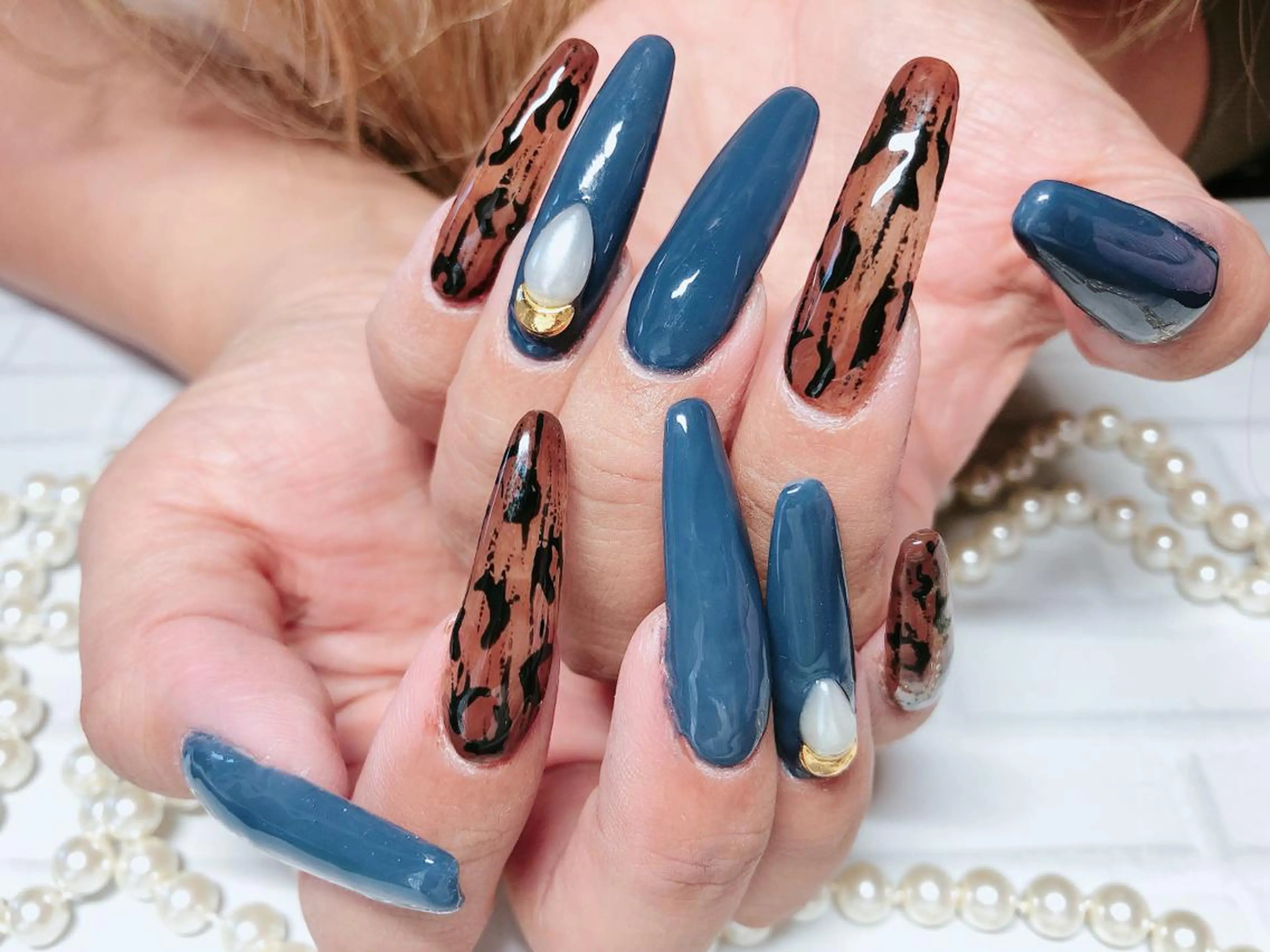 ネイル アニマル柄 ハンドネイル ハンドケア ネイル･脱毛サロン HARRYSのエステ・リラクイメージ