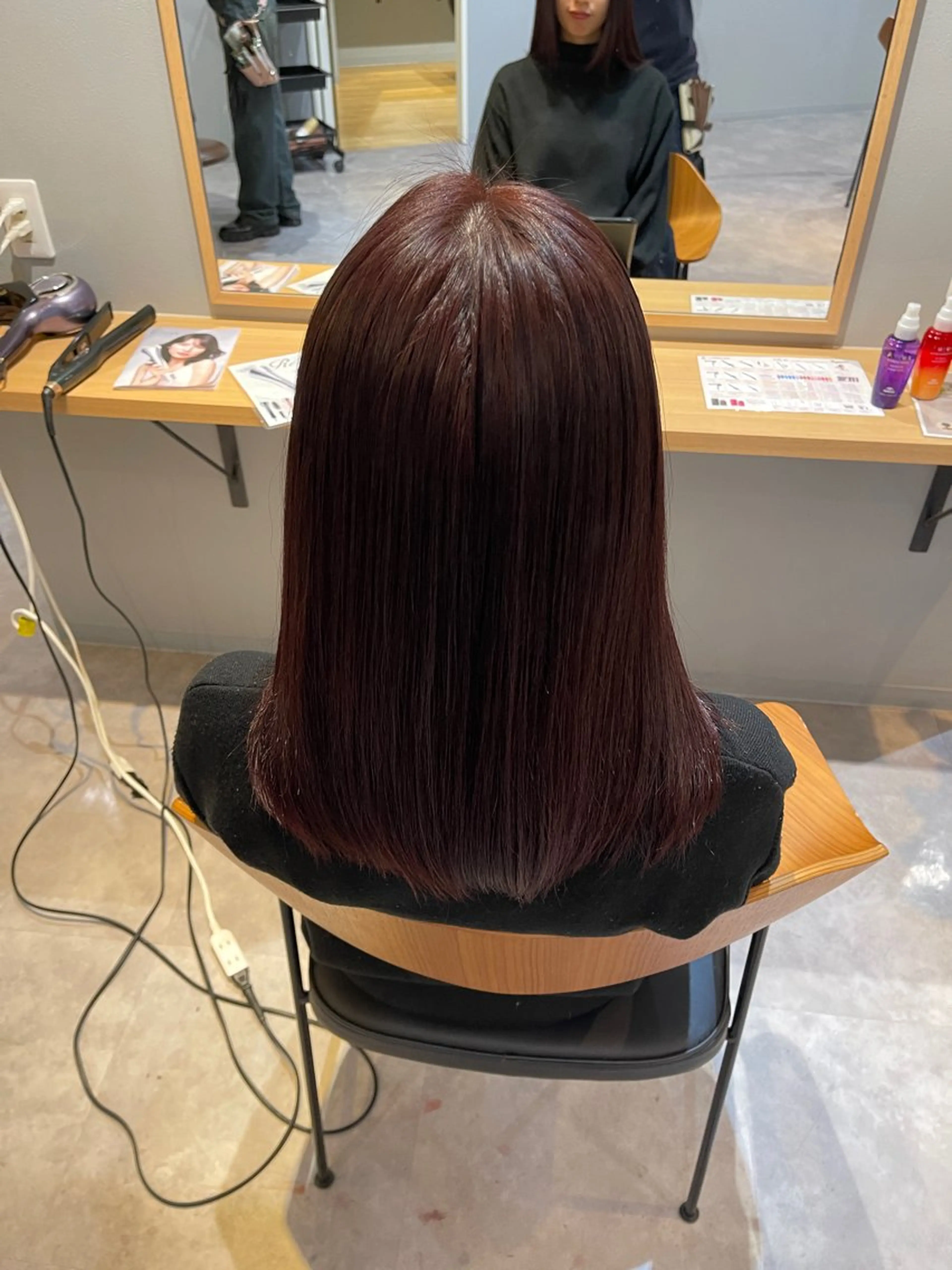 カラー GIEN Nu+ 中谷 翔のヘアスタイル