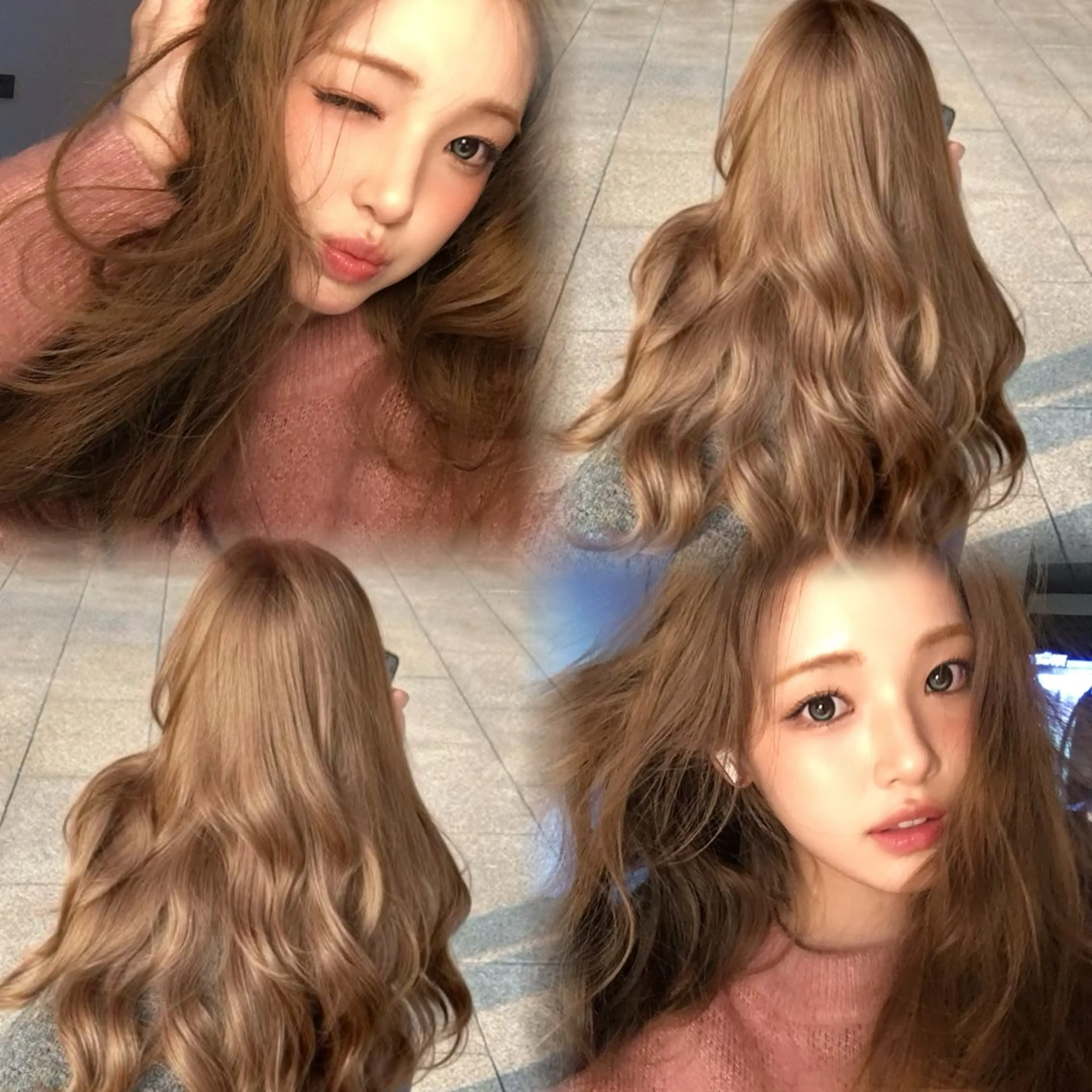 カラー ヘアカラー NENE/艶カラー ×韓国アイドルのヘアスタイル