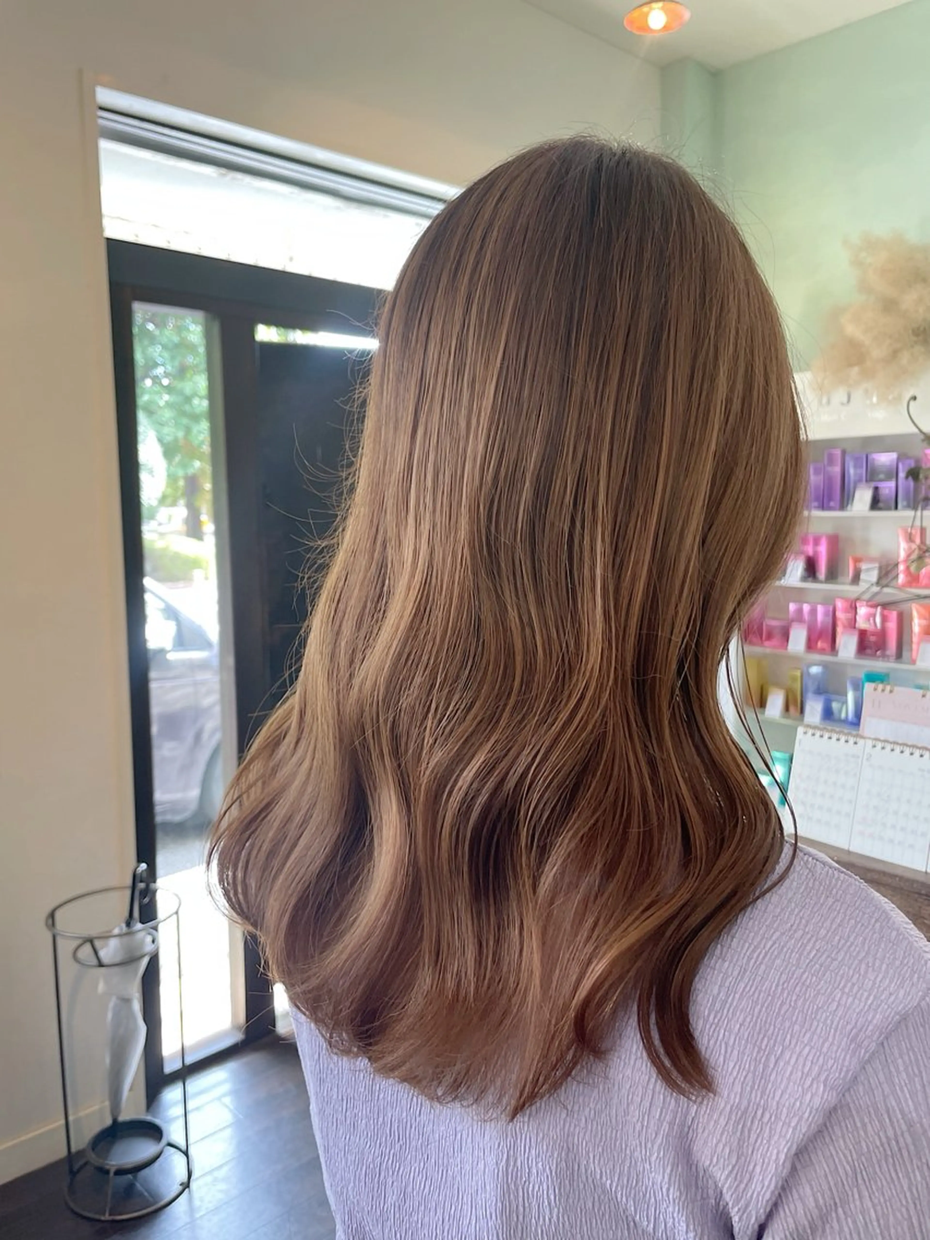 ロング カット 三國 栞音のヘアスタイル