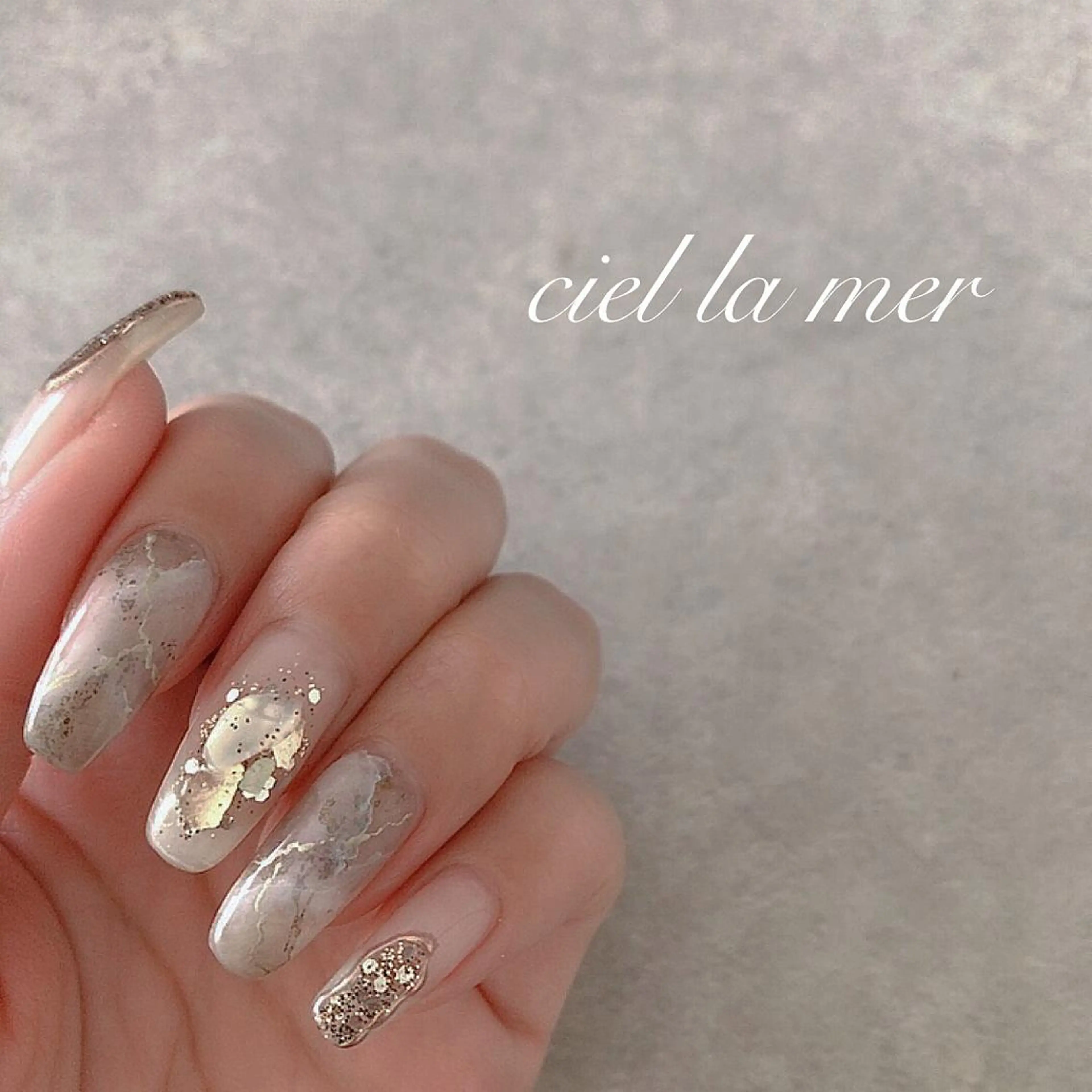 ネイル ハンドネイル フットネイル ciel la merのネイルデザイン
