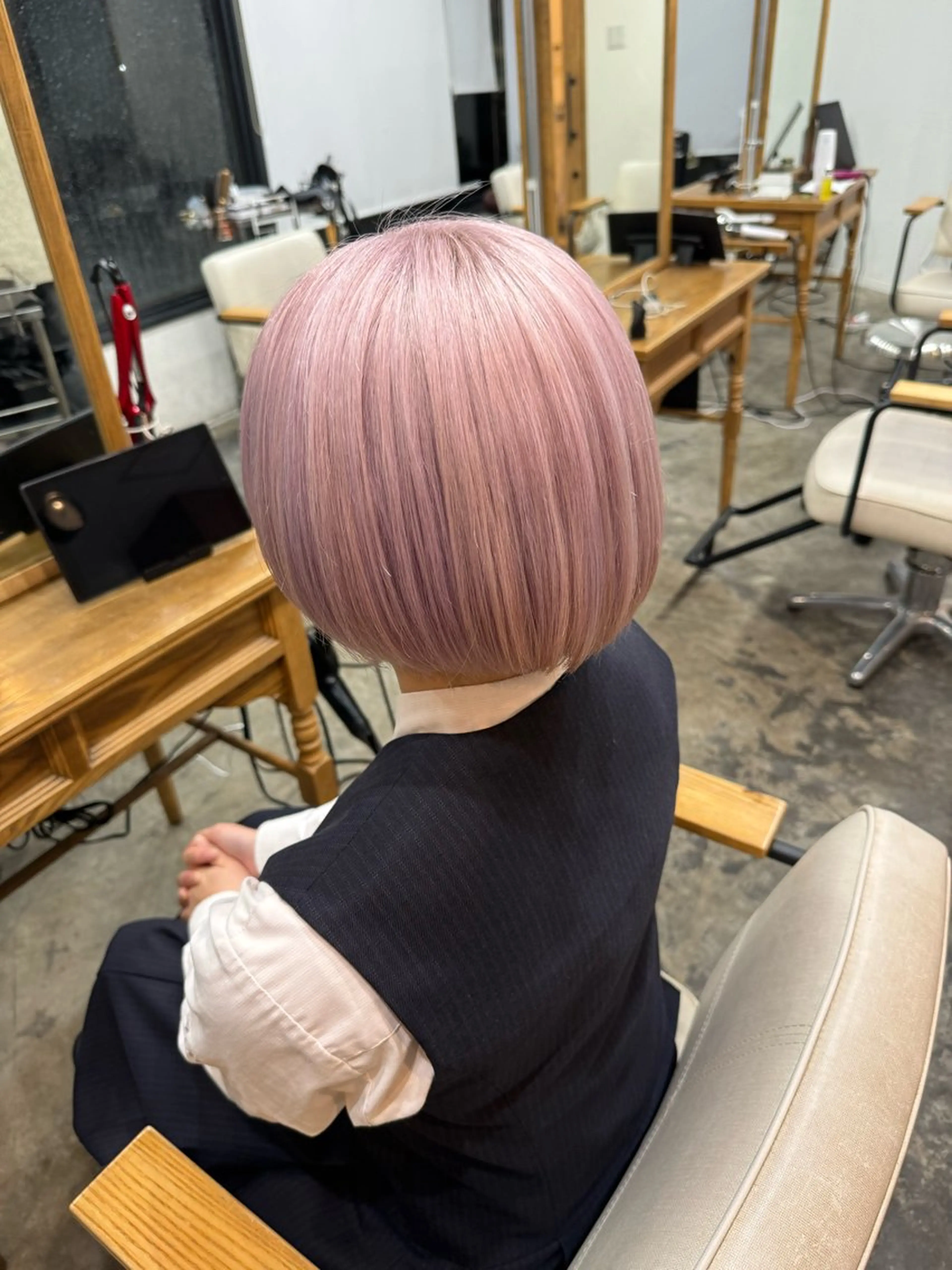 ショート カラー エクステモデル募集 💗大阪梅田/川上のヘアスタイル