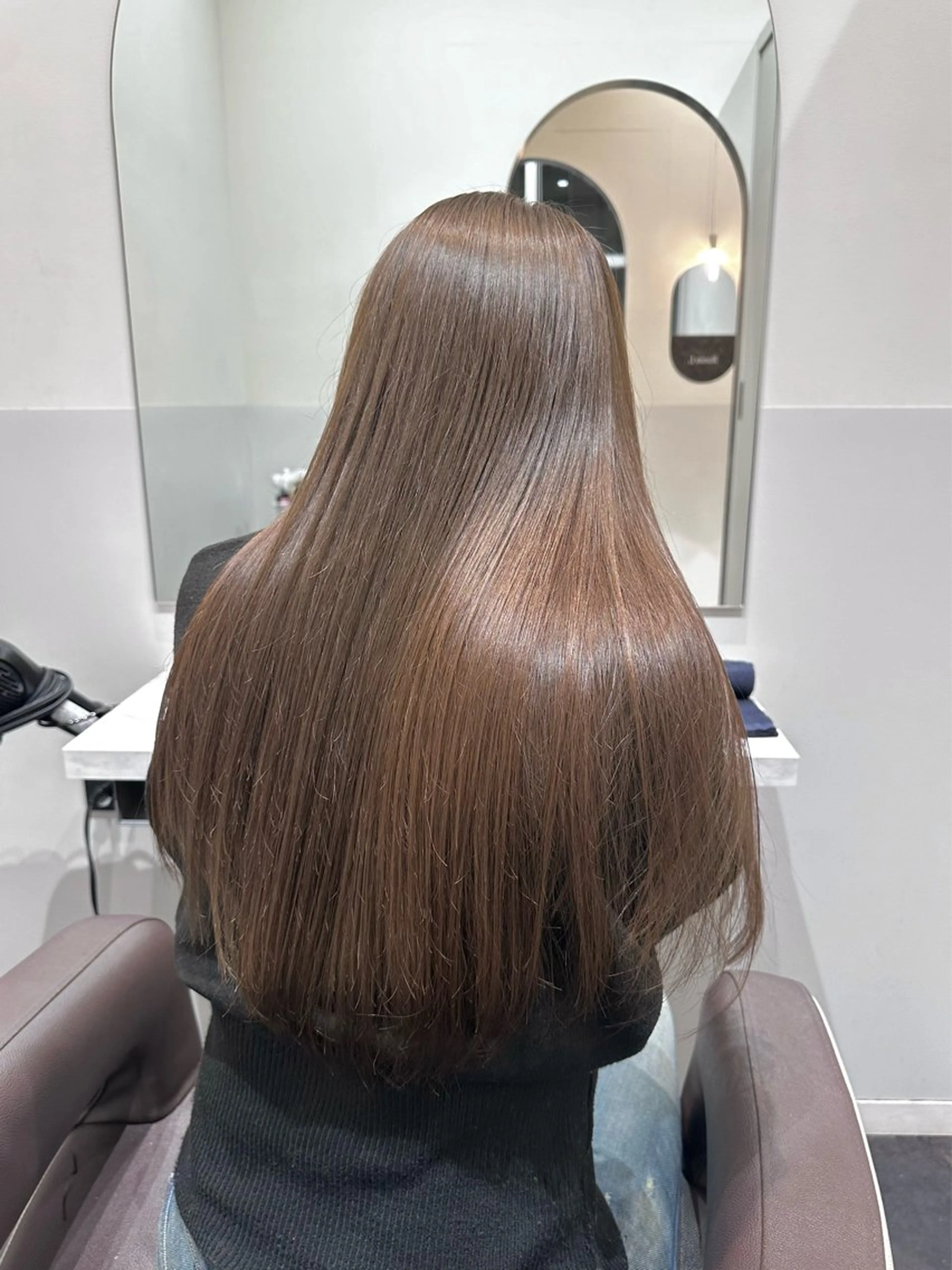 ロング カラー ベージュカラー ブリーチ ブリーチなしカラー ヘアカラー トリートメント 矢野 晃平のヘアスタイル