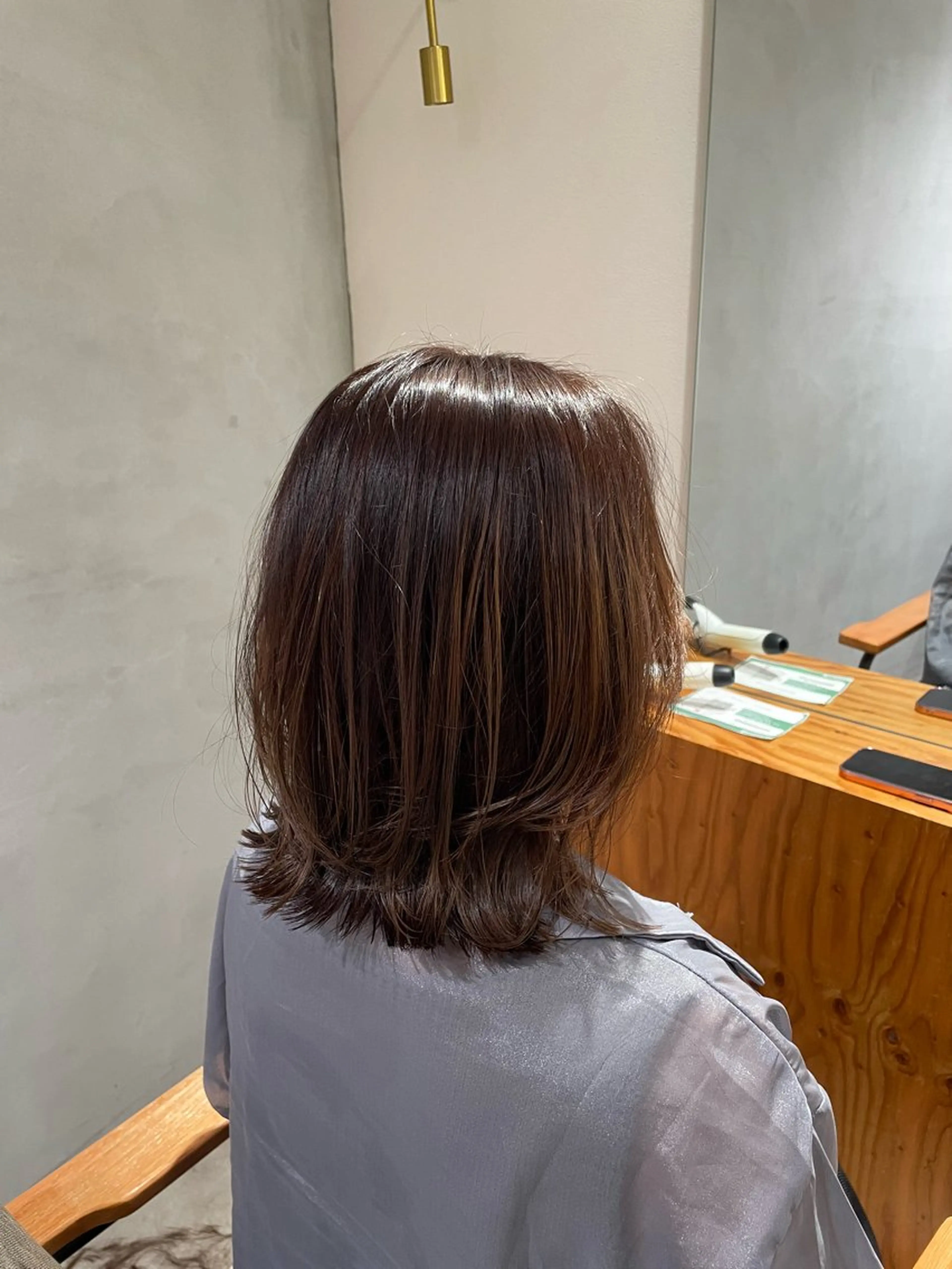 ショート カラー カット ヘアカラー ENN藤本 大輝艶感カラーのヘアスタイル