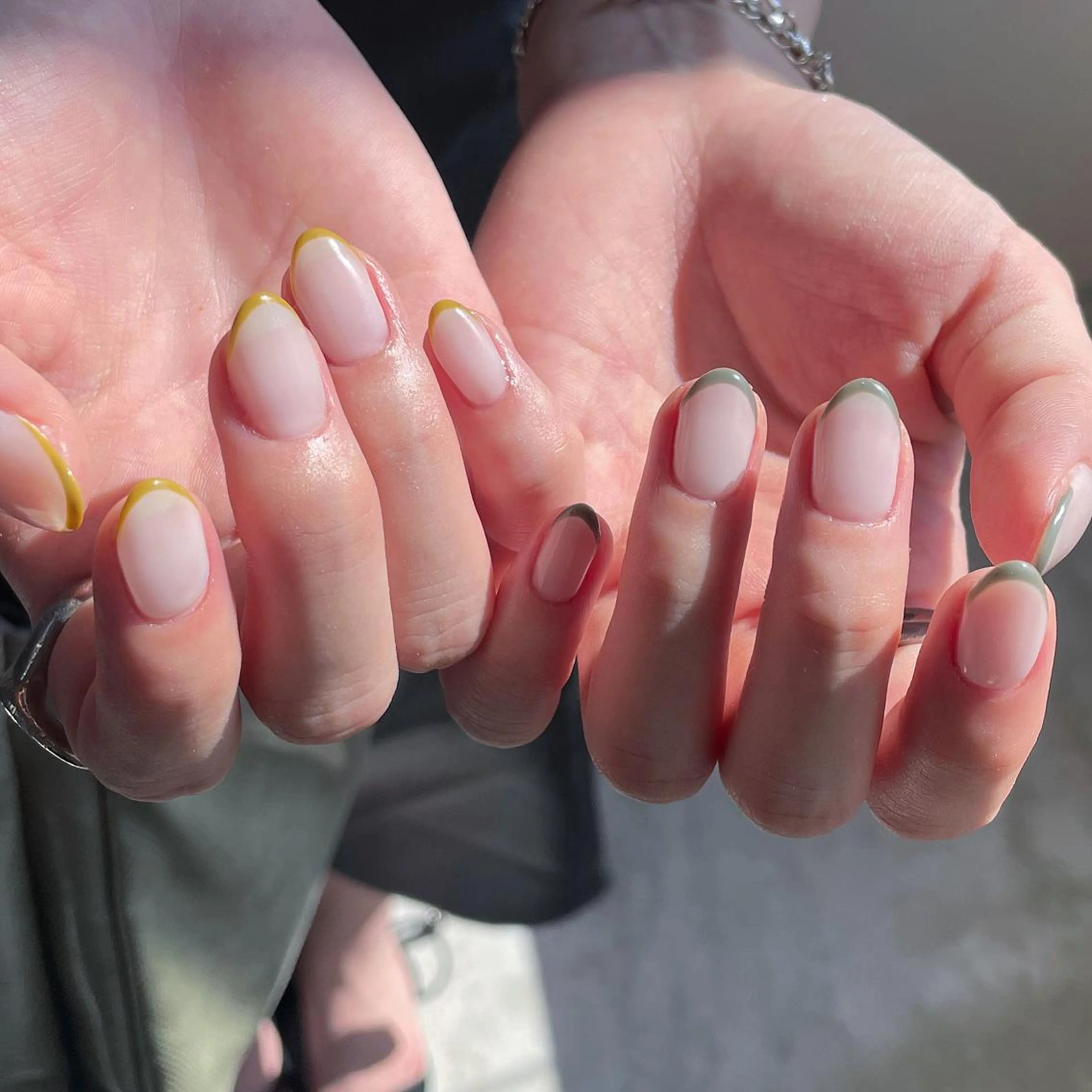 ネイル フレンチネイル ハンドネイル ハンドケア lylynail YUUKAのネイルデザイン