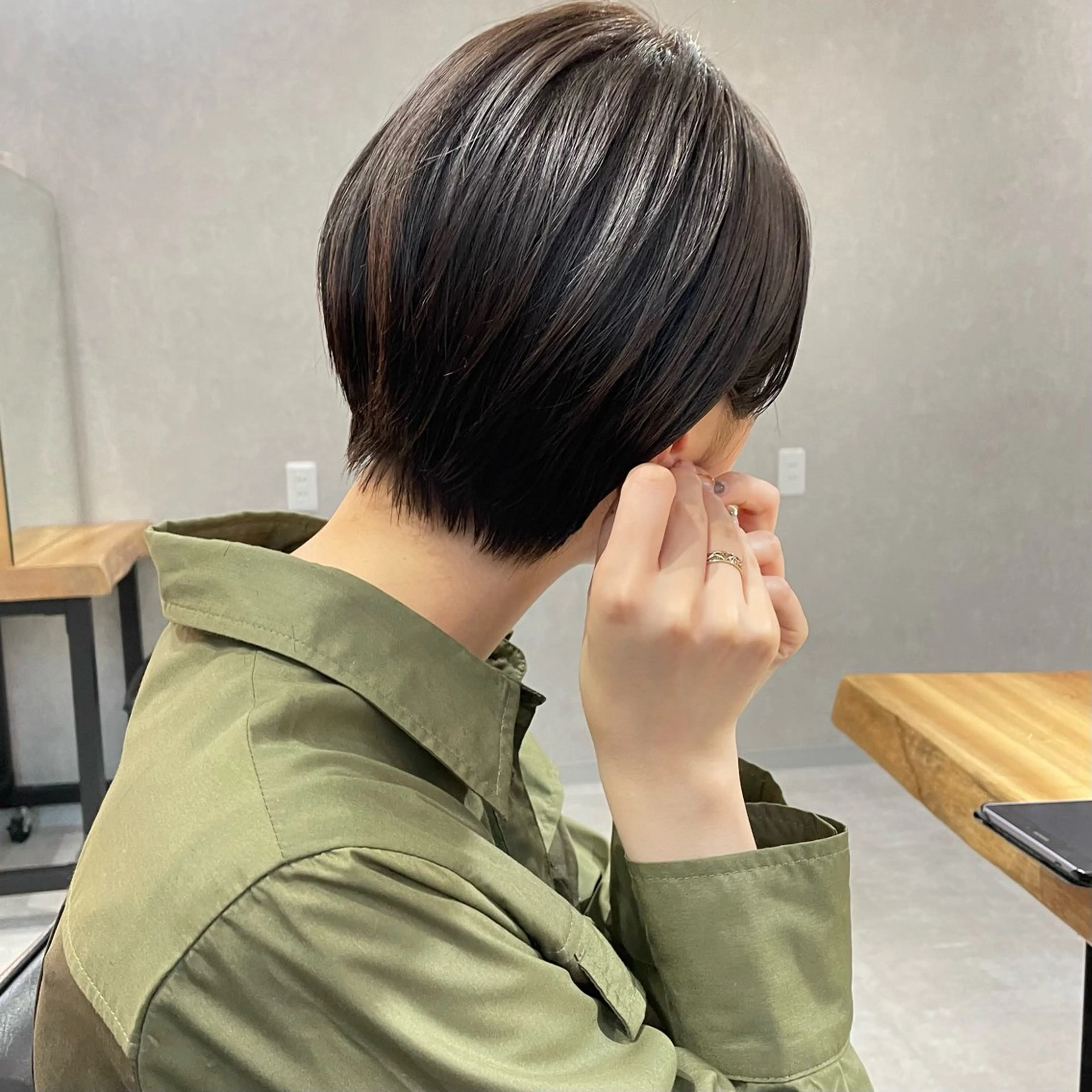 ショート カット 本日予約可/髪質改善 四条/オカジマのヘアスタイル