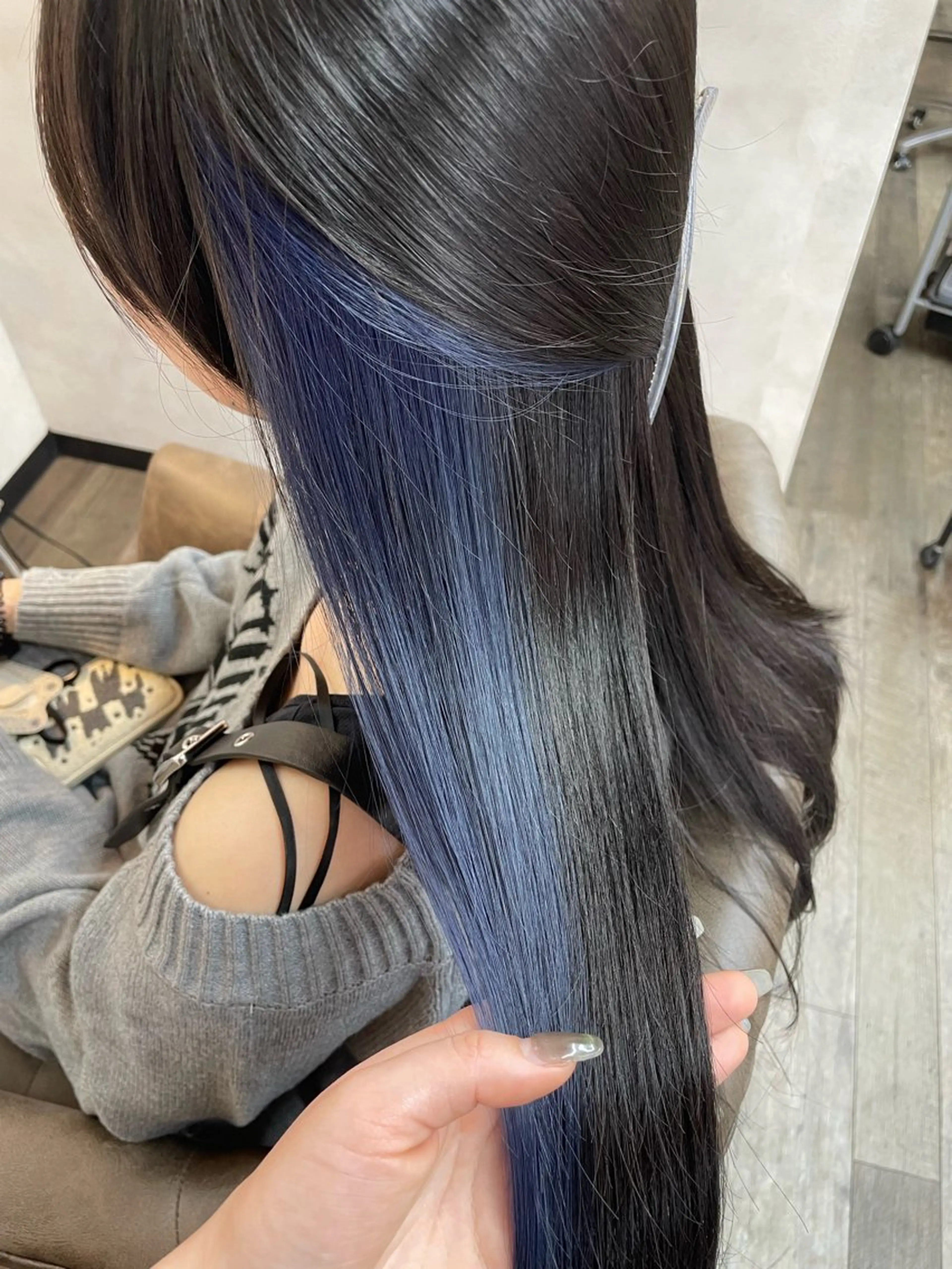 ロング カット ヘアカラー トリートメント 艶髪韓国レイヤー 🇰🇷✨小清水✨のヘアスタイル