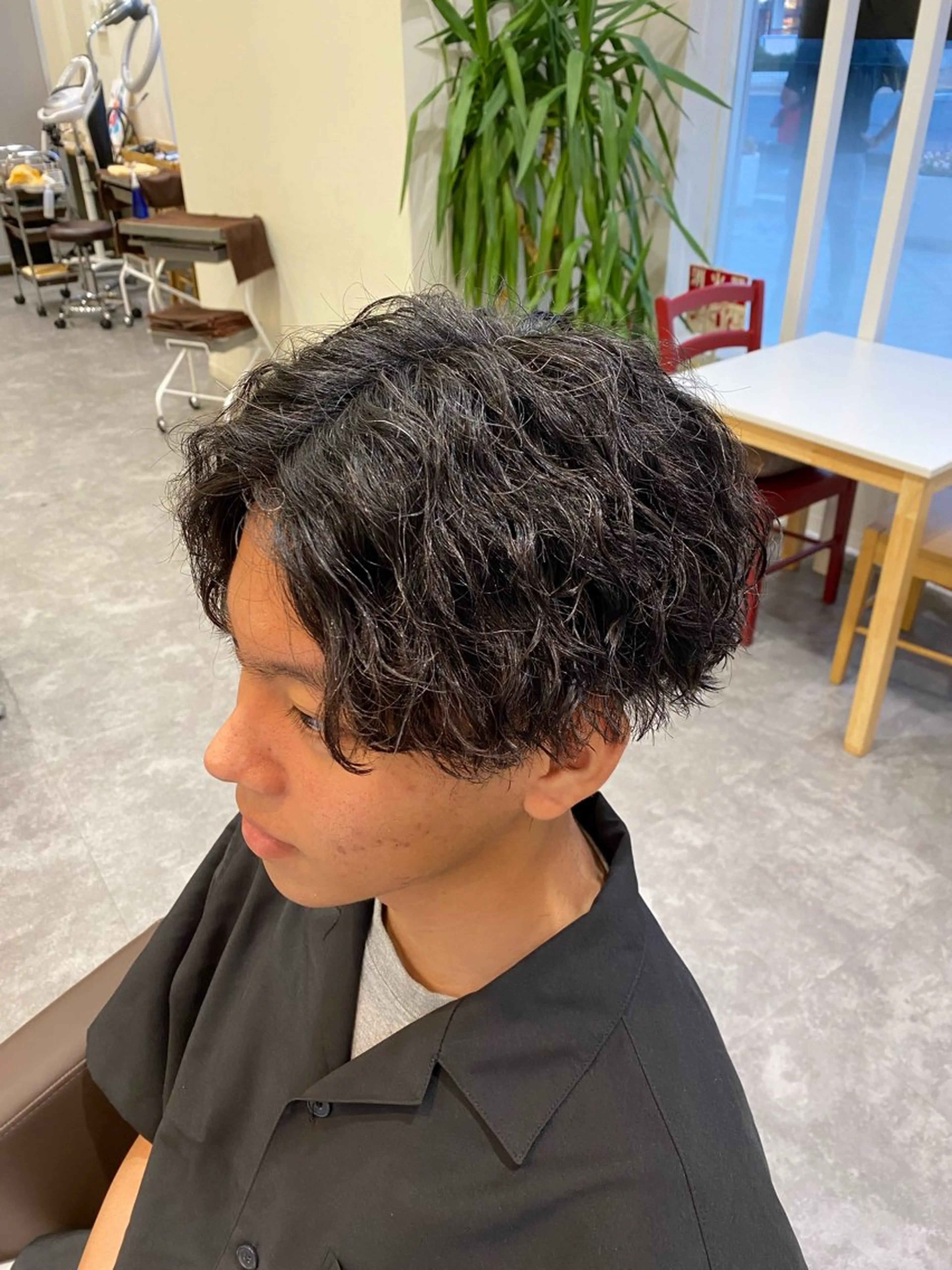 パーマ メンズ メンズ特化LIBER 石川玲央のヘアスタイル