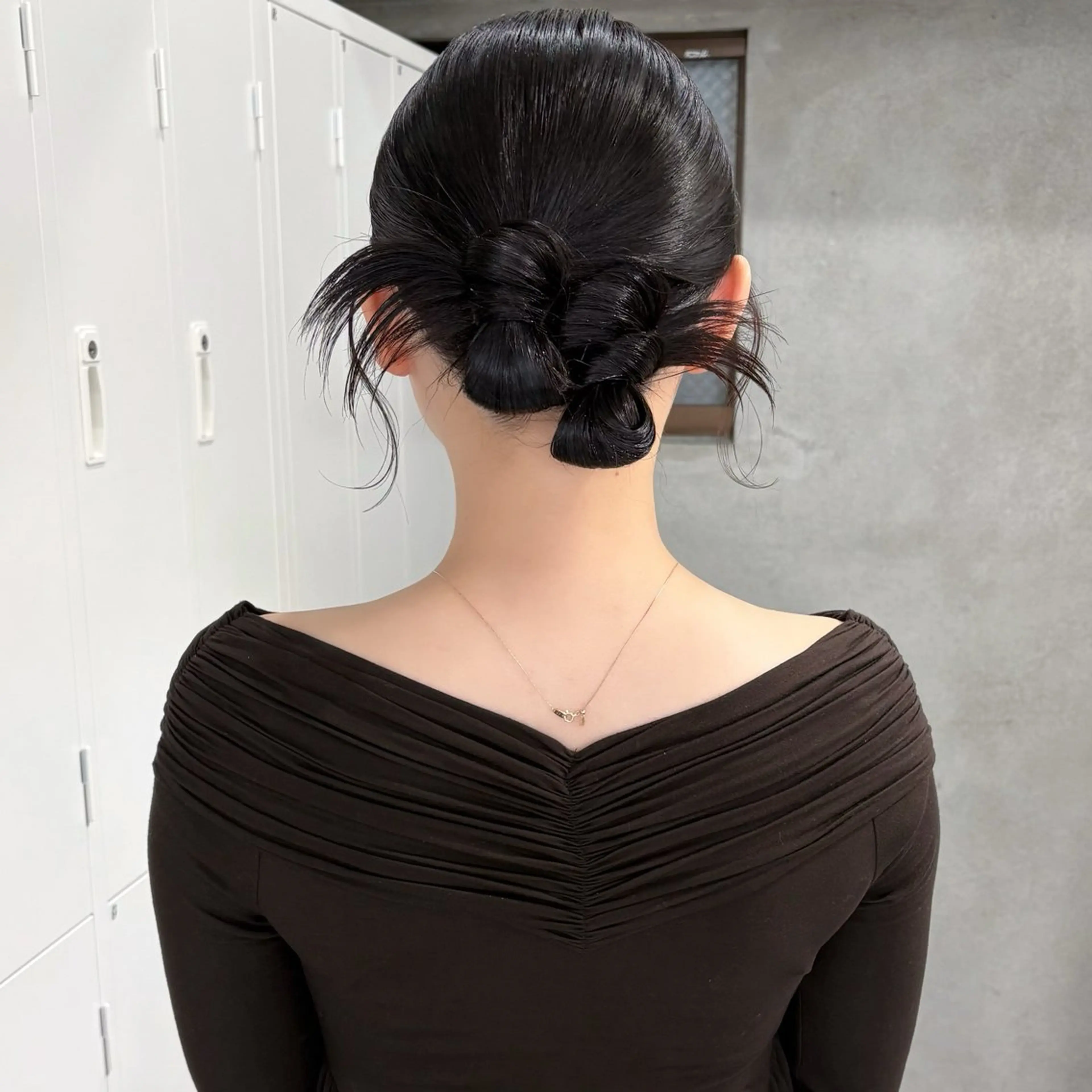 セミロング ヘアアレンジ ヘアセット riko/レイヤー カット/ヘアセットのヘアスタイル