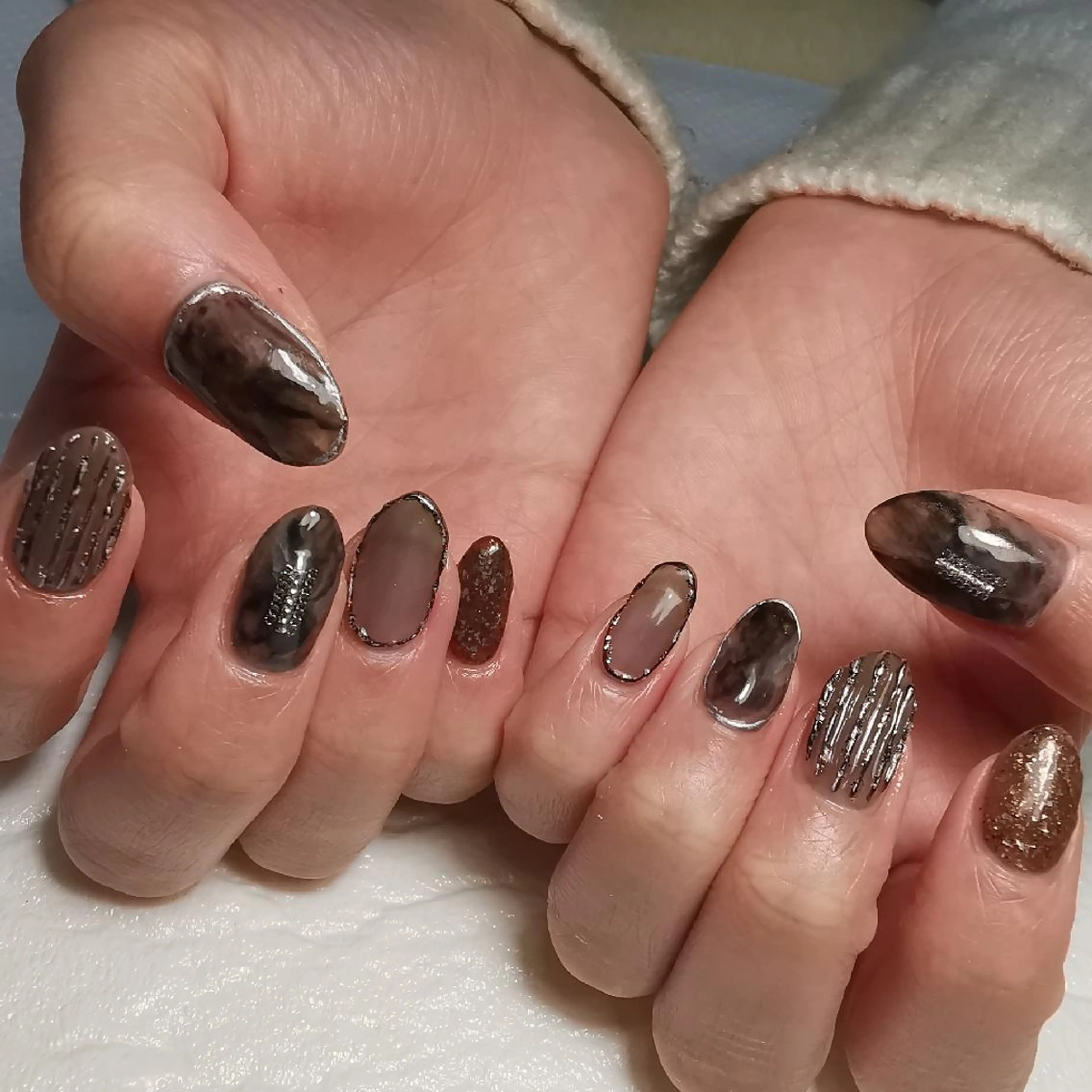 ネイル ジェルネイル ニュアンスネイル ハンドネイル reve あやののネイルデザイン