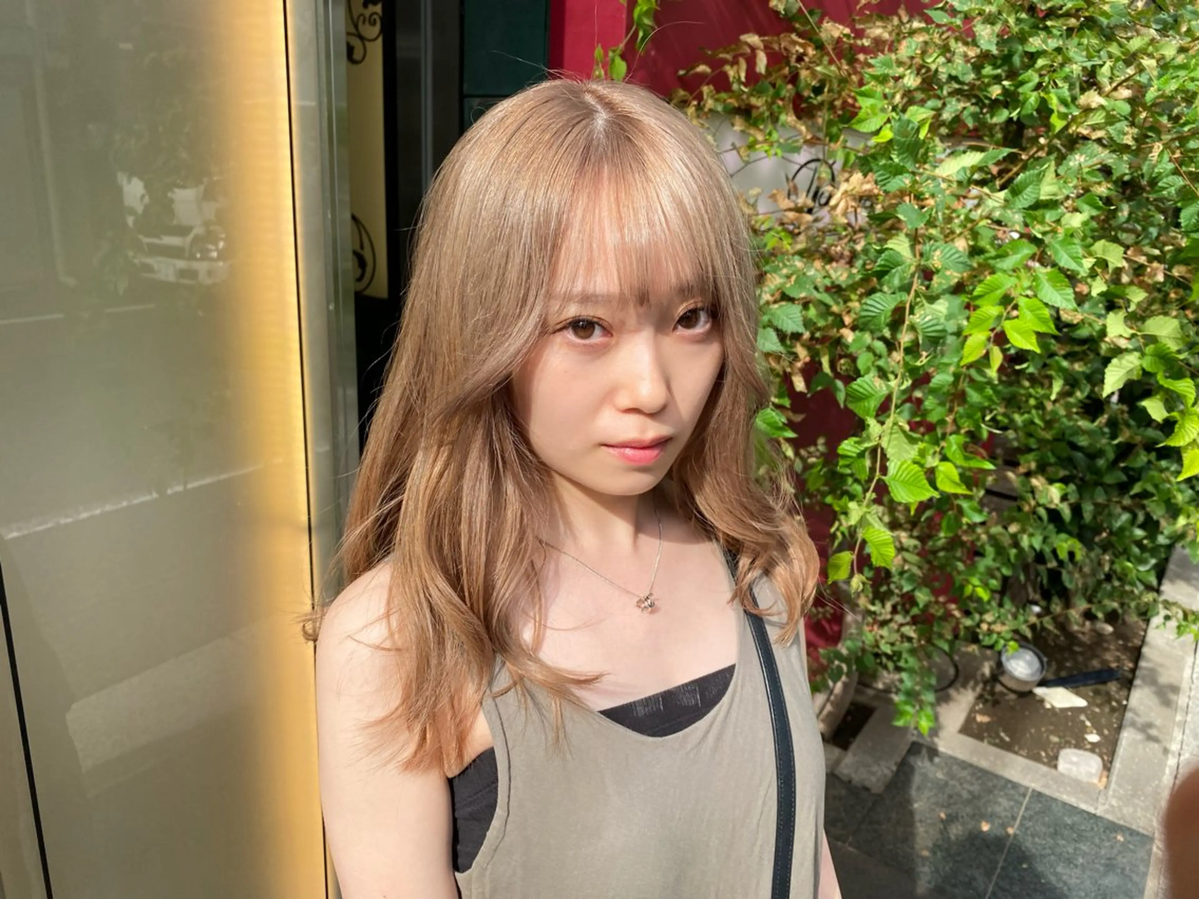 ロング カラー ブリーチ ホワイト系はお任せ /ブリーチ/店長岩崎のヘアスタイル