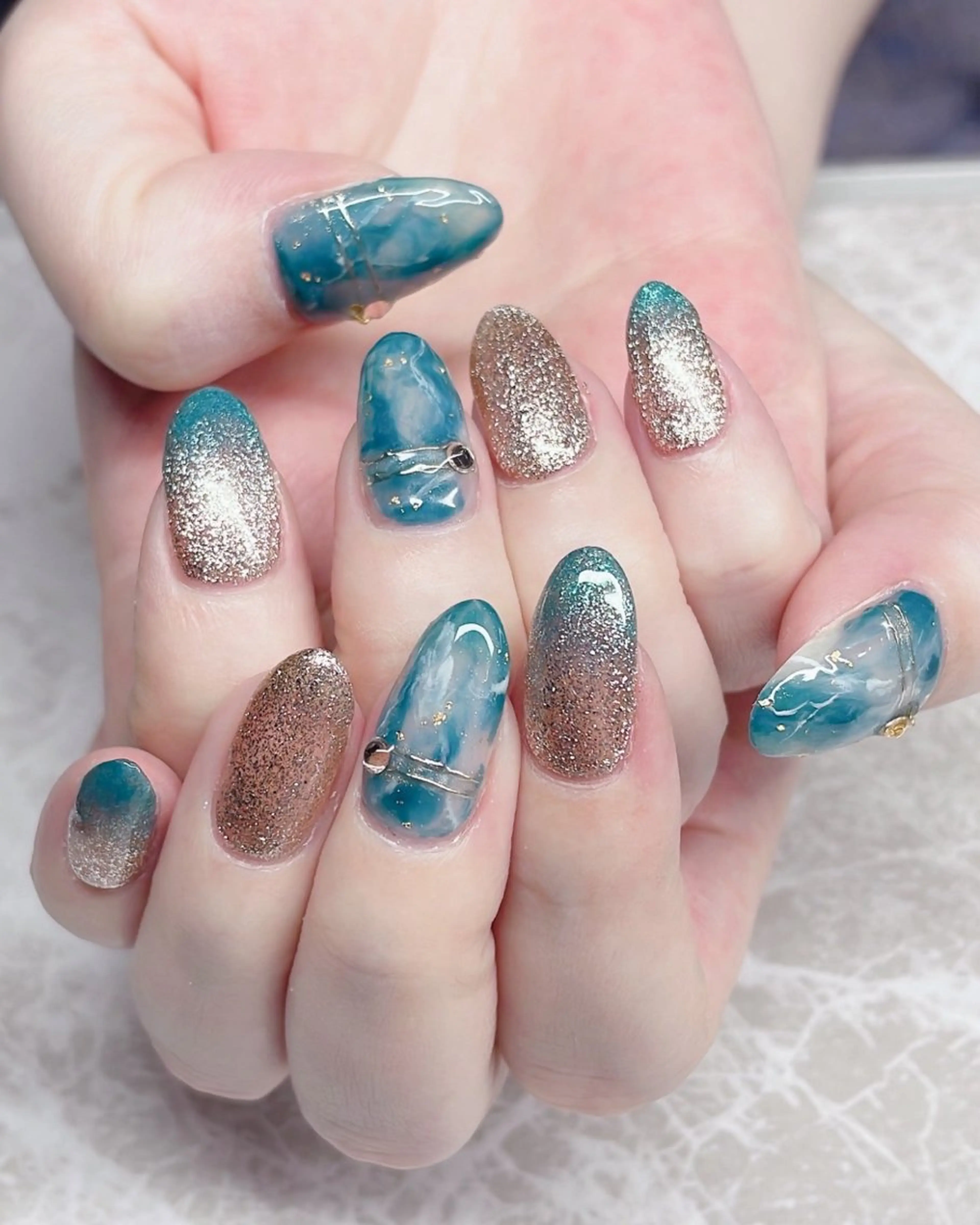 ネイル ハンドネイル 【LUCE】 maiのネイルデザイン