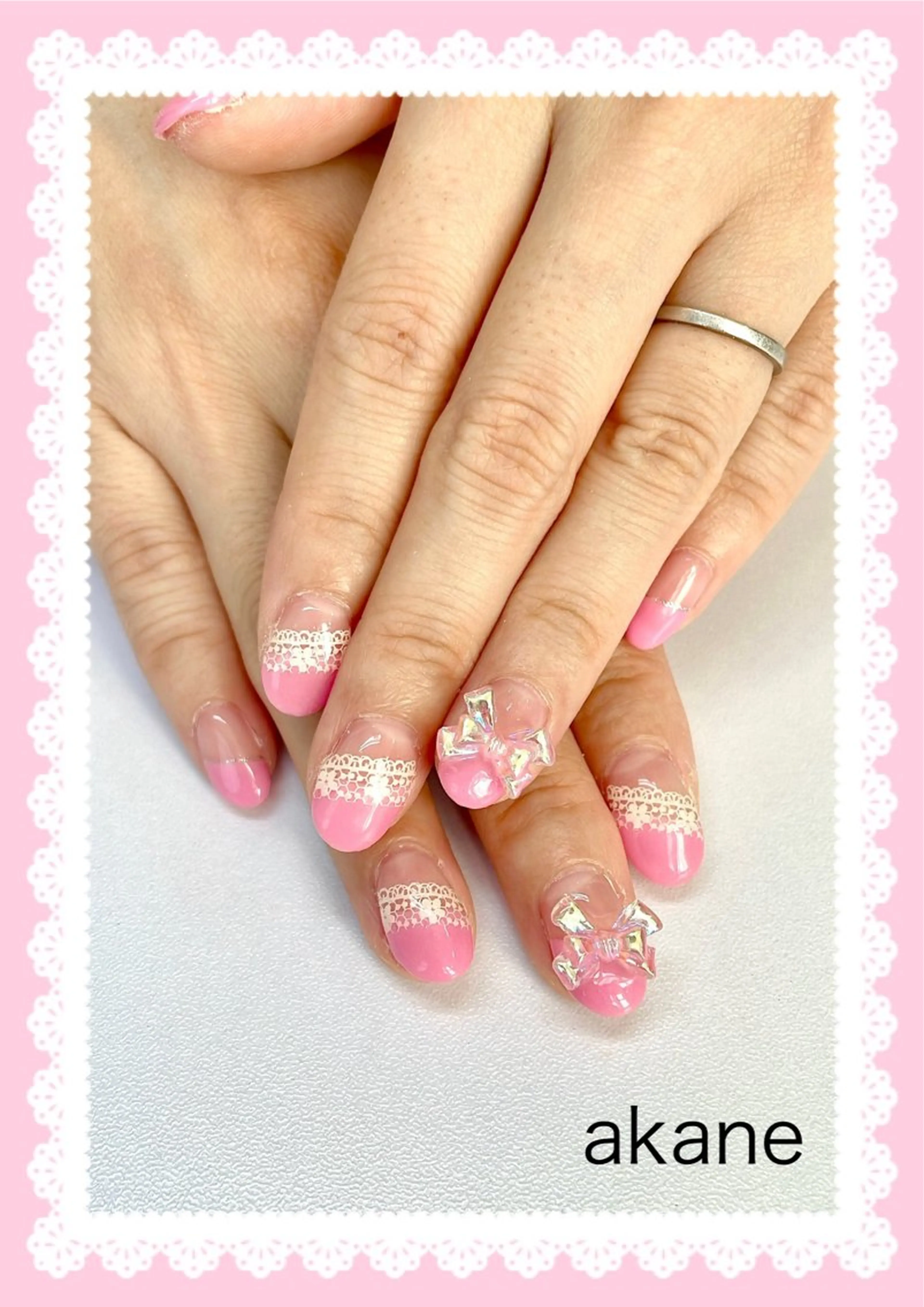 ネイル ハンドネイル Angeli⭐︎ AKANEのネイルデザイン