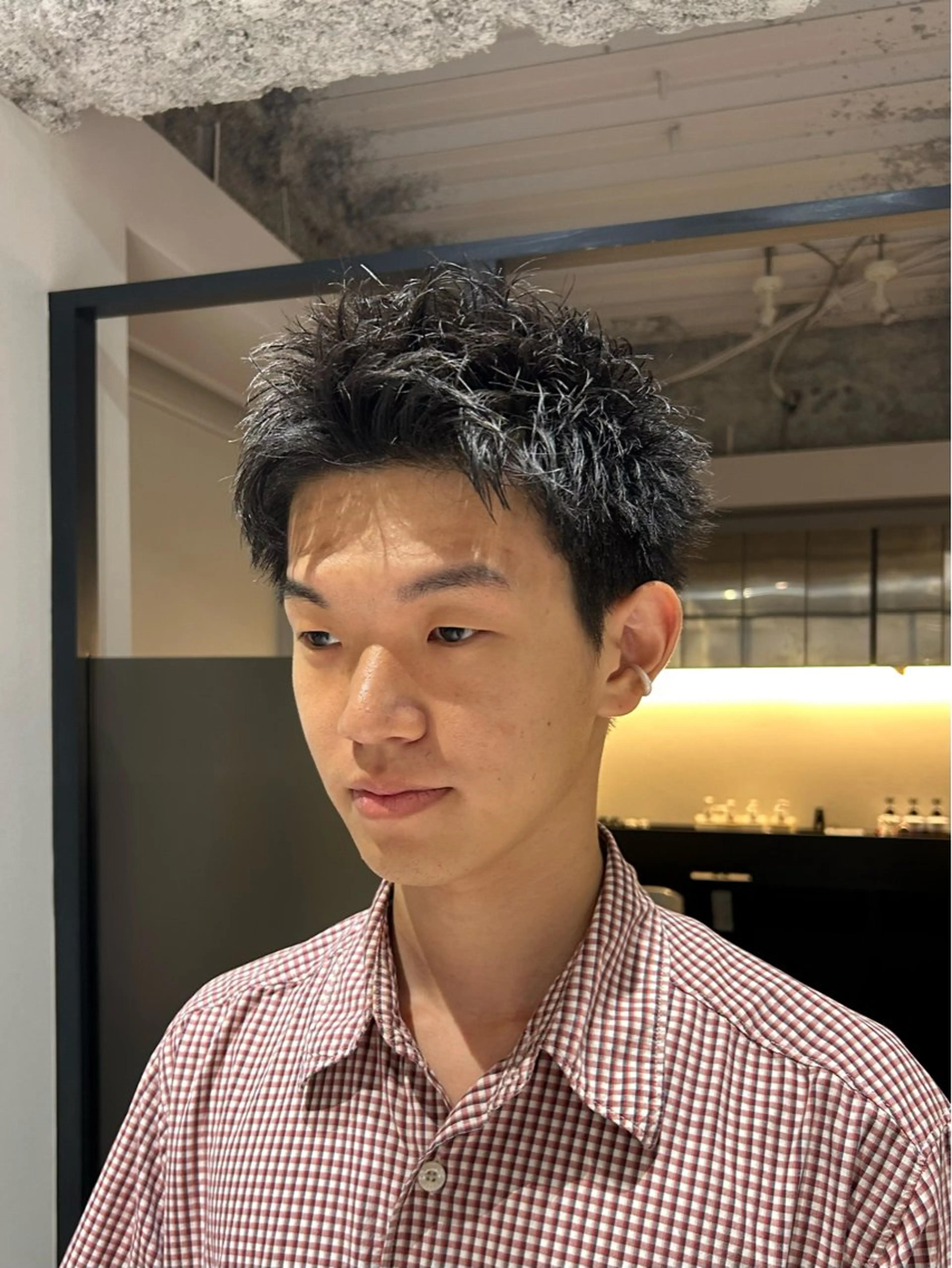 ショート ショートヘア カット トリートメント メンズ特化🔥再現度 高カット/パーマ/元のヘアスタイル