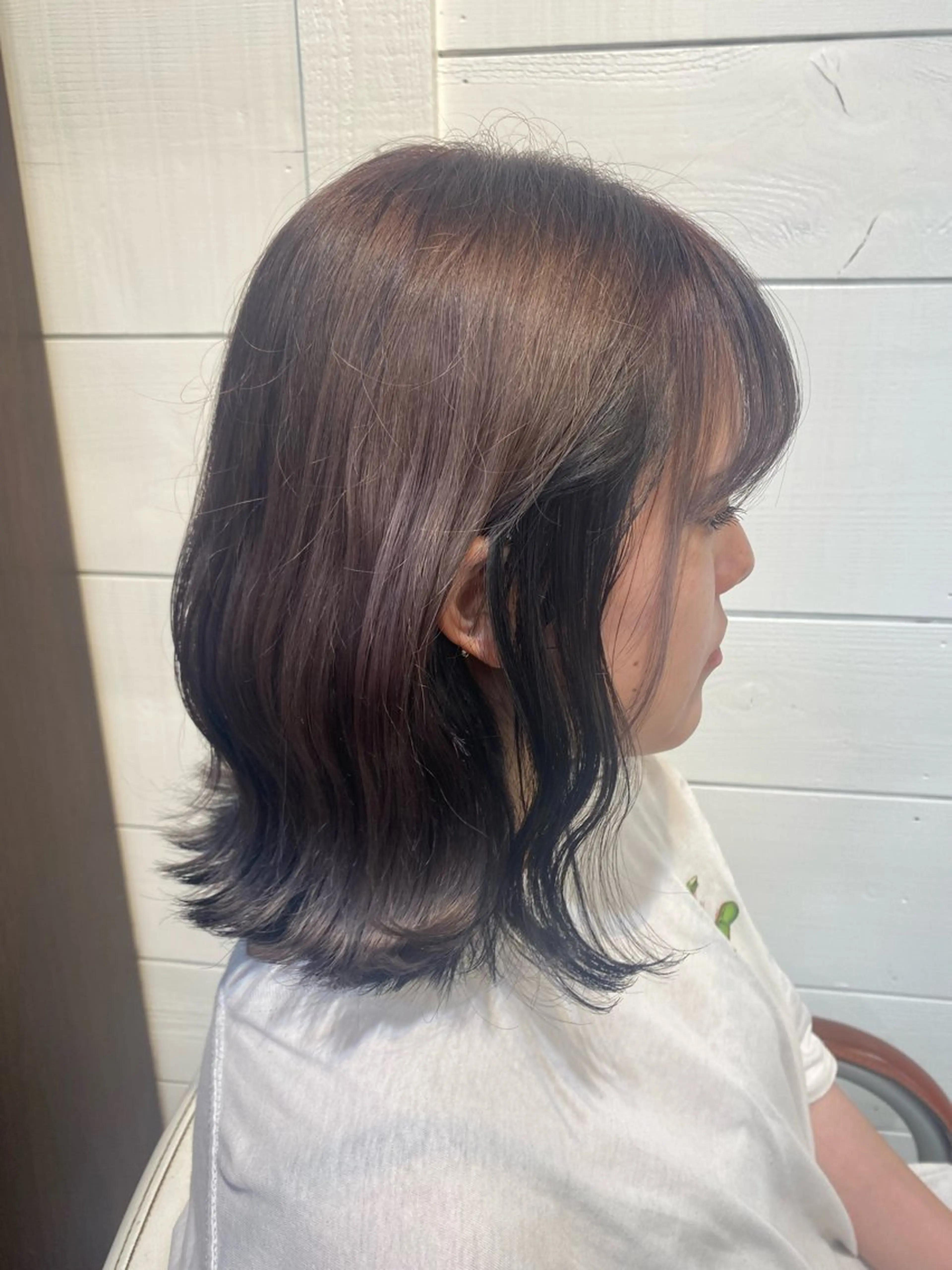 カラー 平塚 遥菜のヘアスタイル