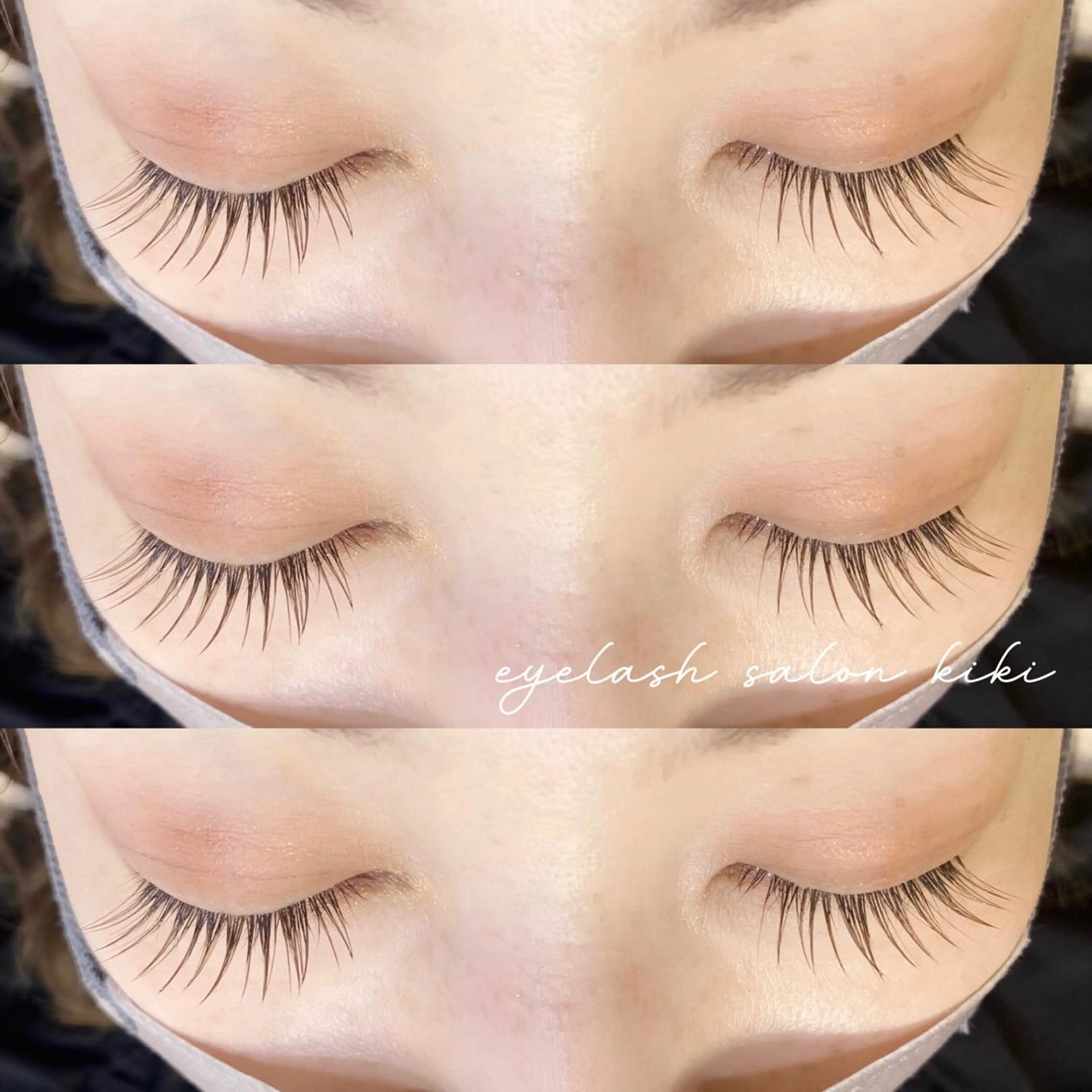 マツエク・マツパ カラーマツエク フラットラッシュ マツエク 玉造駅すぐ⌇kiki eyelashのマツエク・マツパデザイン