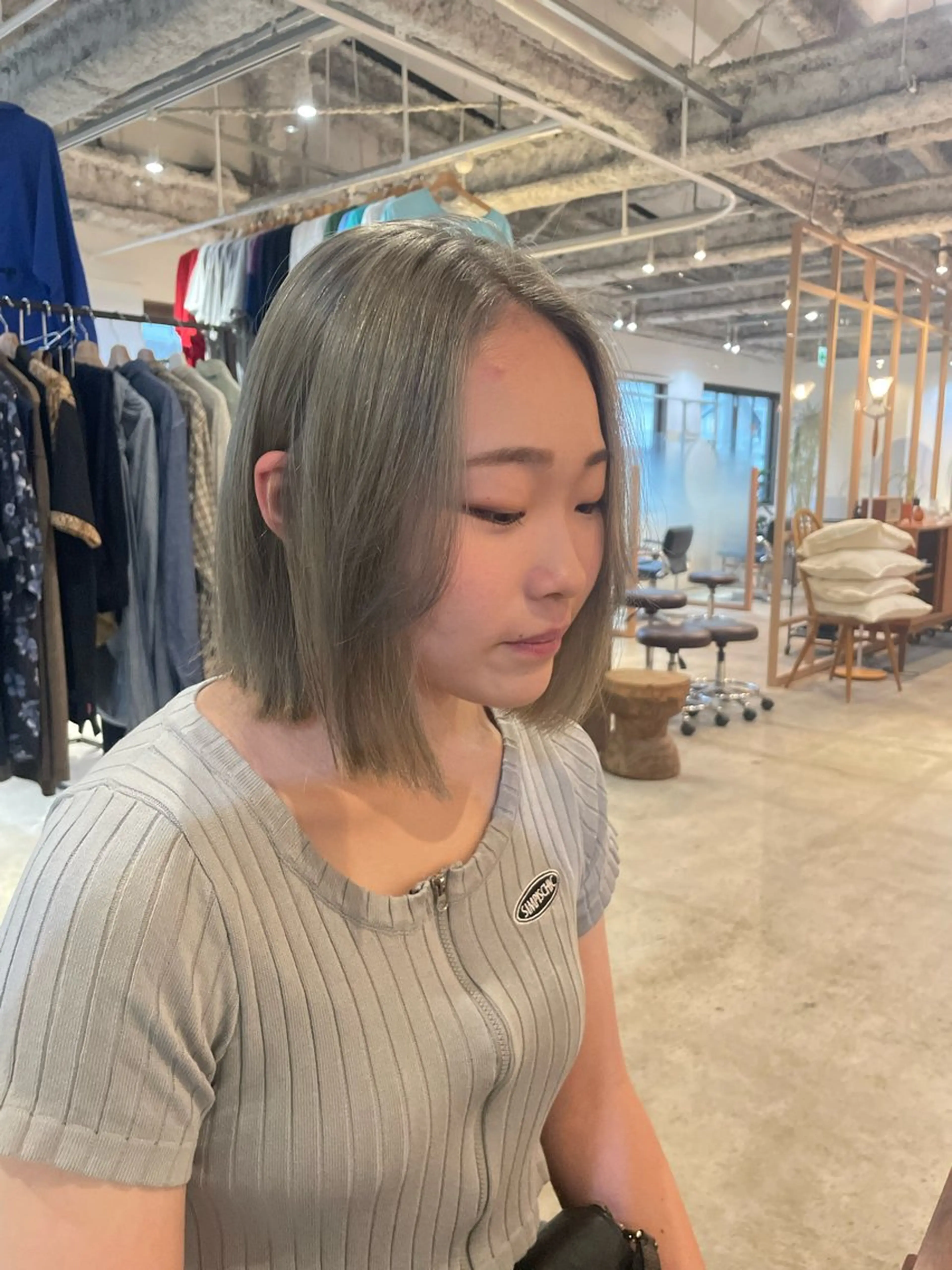 ショート カラー ヘアカラー ゆるふわガーリーst yle🩰yuukaのヘアスタイル