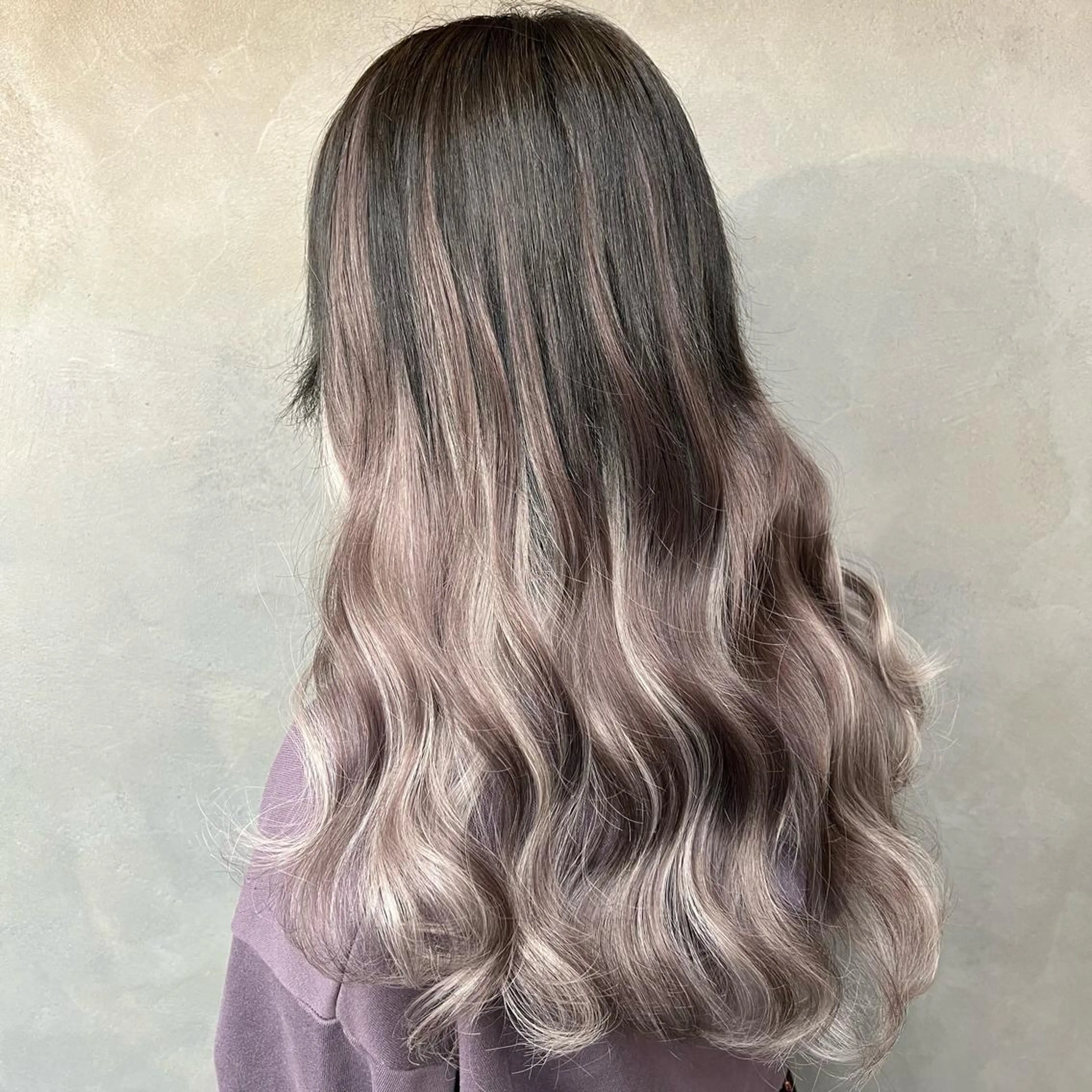 ロング ボブ ❤️‍🔥シールエク ＋カラー京❤️‍🔥のヘアスタイル