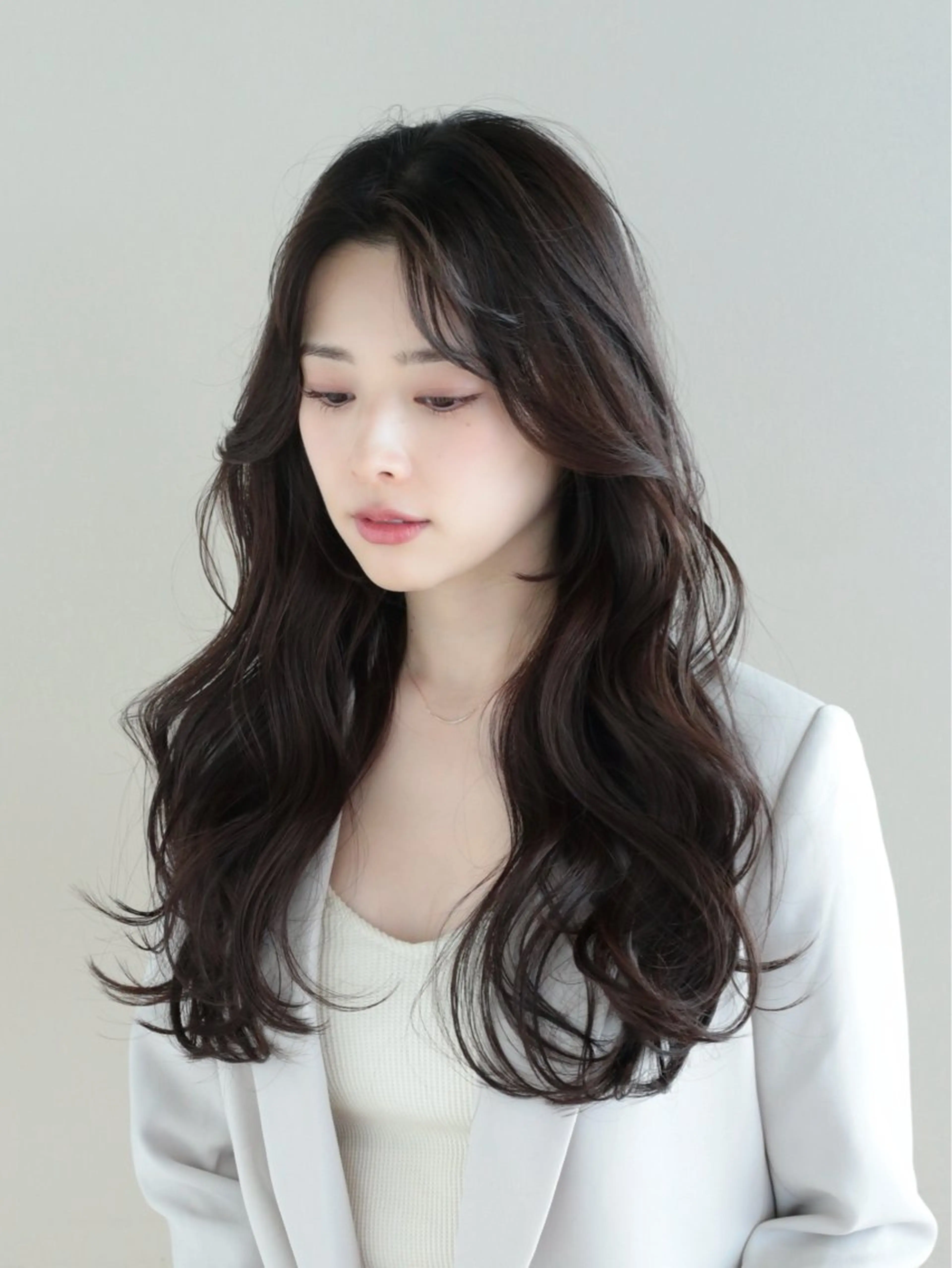 ロング カラー レイヤーカット 似合わせカット レイヤー/顔周り /透明感🩶高橋大のヘアスタイル