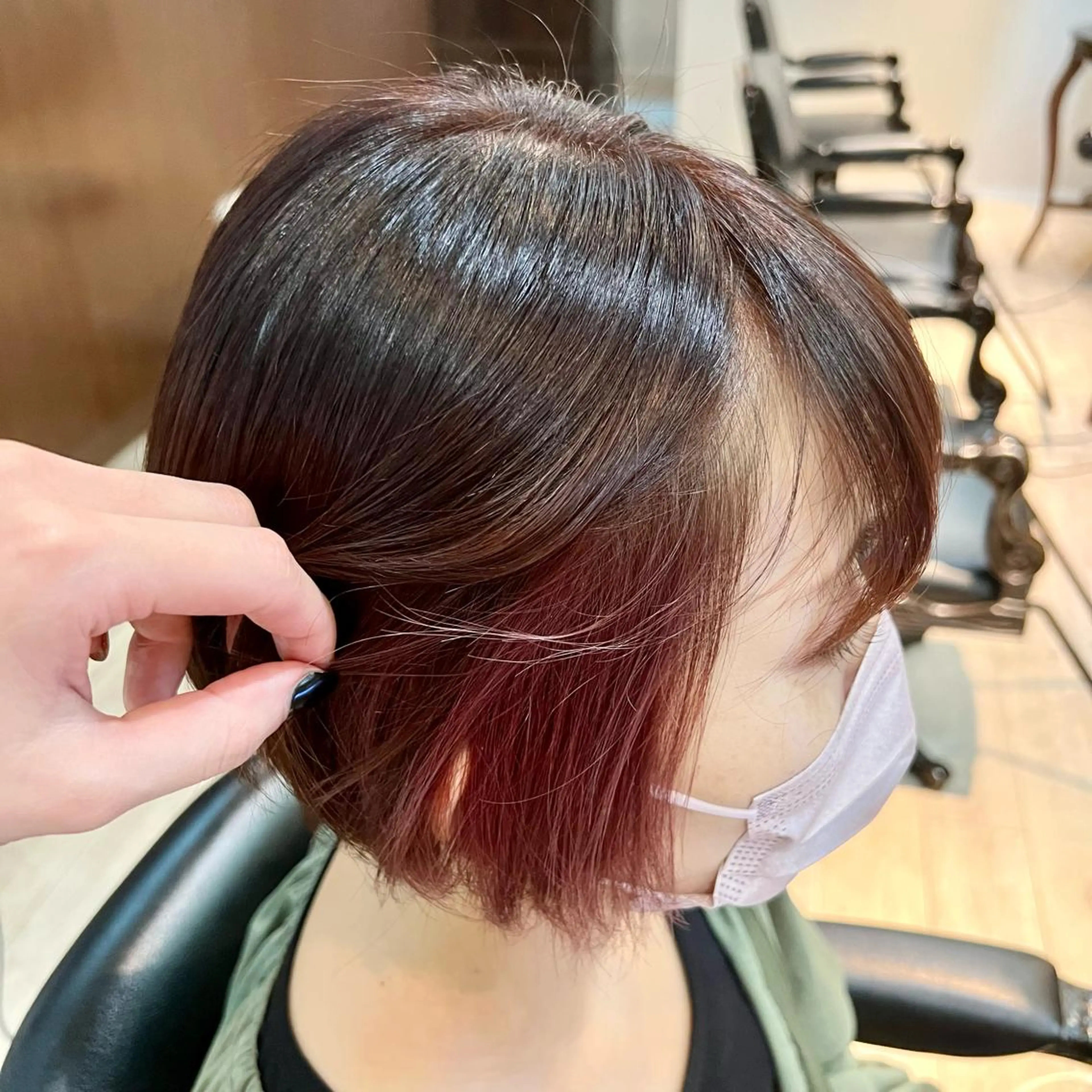 ショート カラー e.ll grande タナベのヘアスタイル