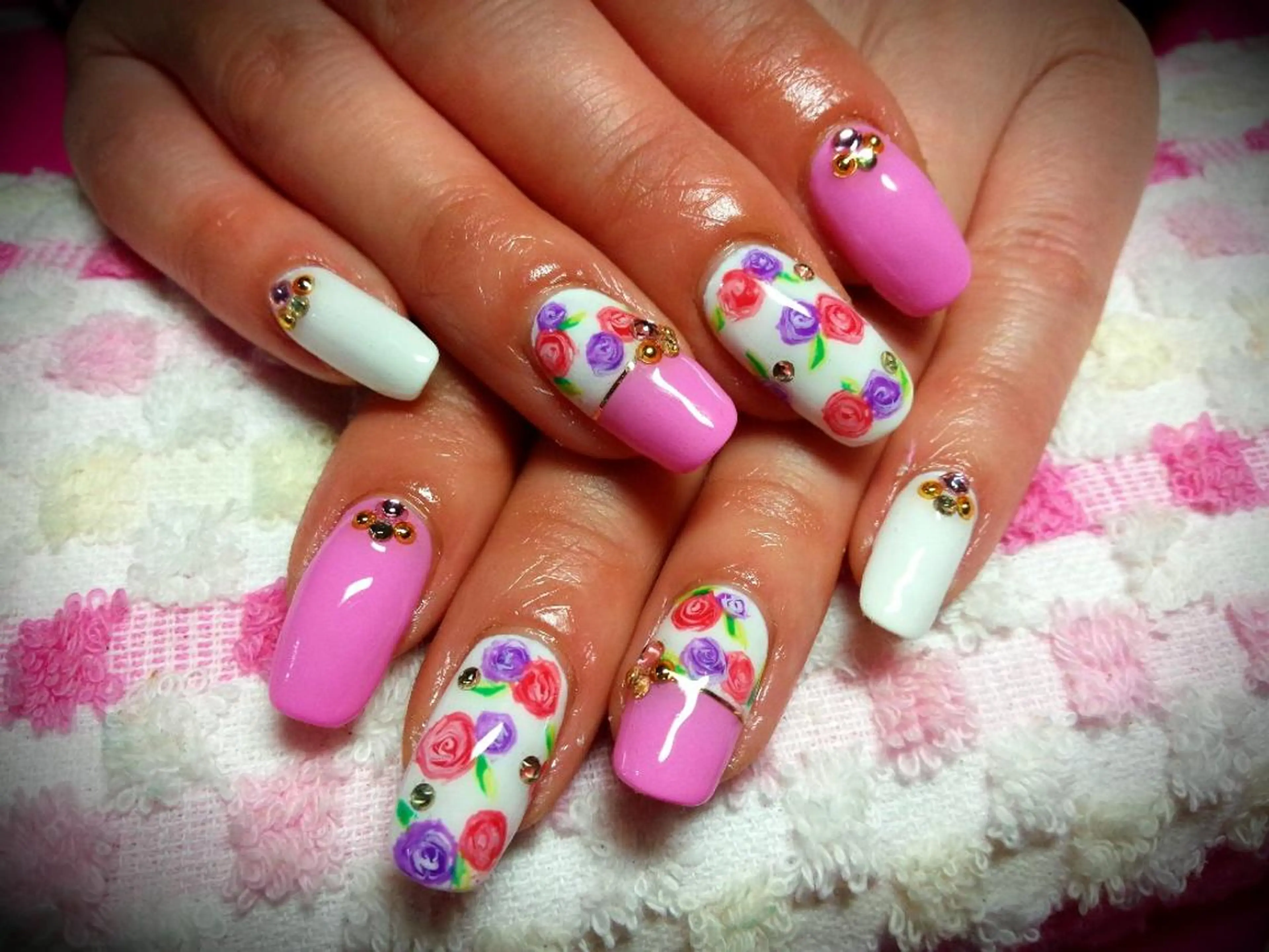 ネイル フラワーネイル nail yukkoのネイルデザイン