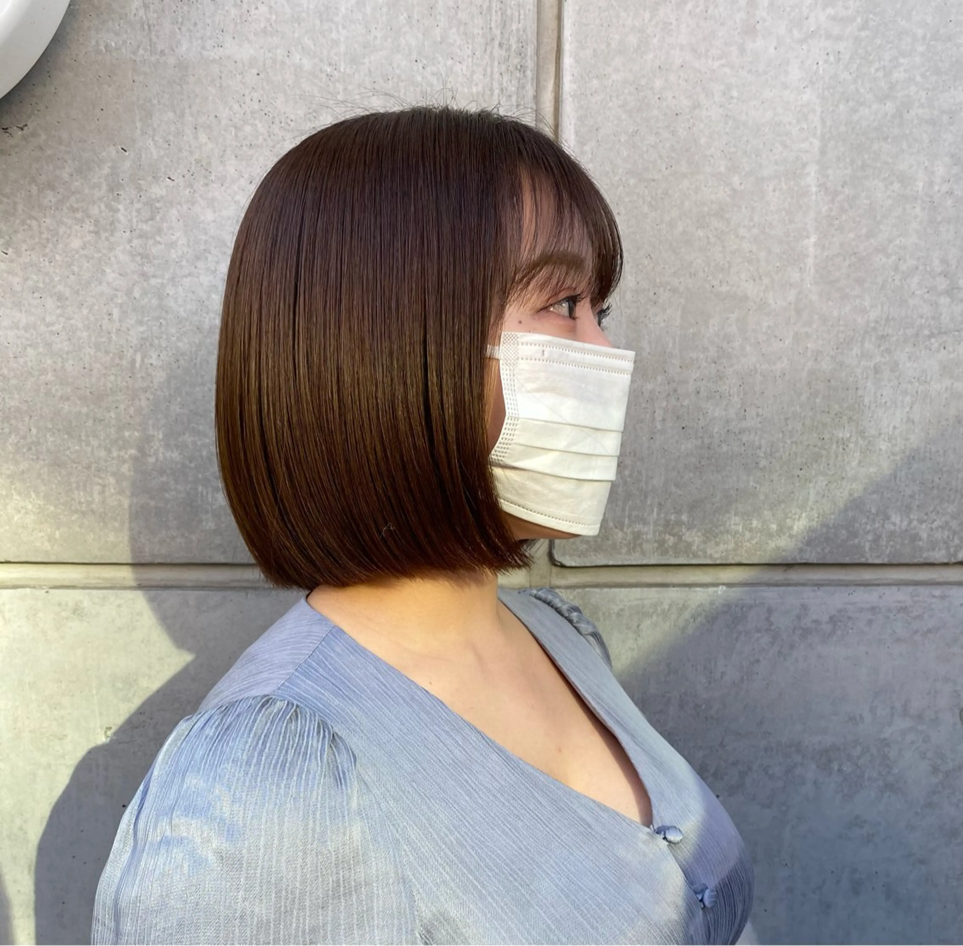 ショート カラー カット ヘアカラー トリートメント ボブ／レイヤー／艶 🦕risa  森下のヘアスタイル