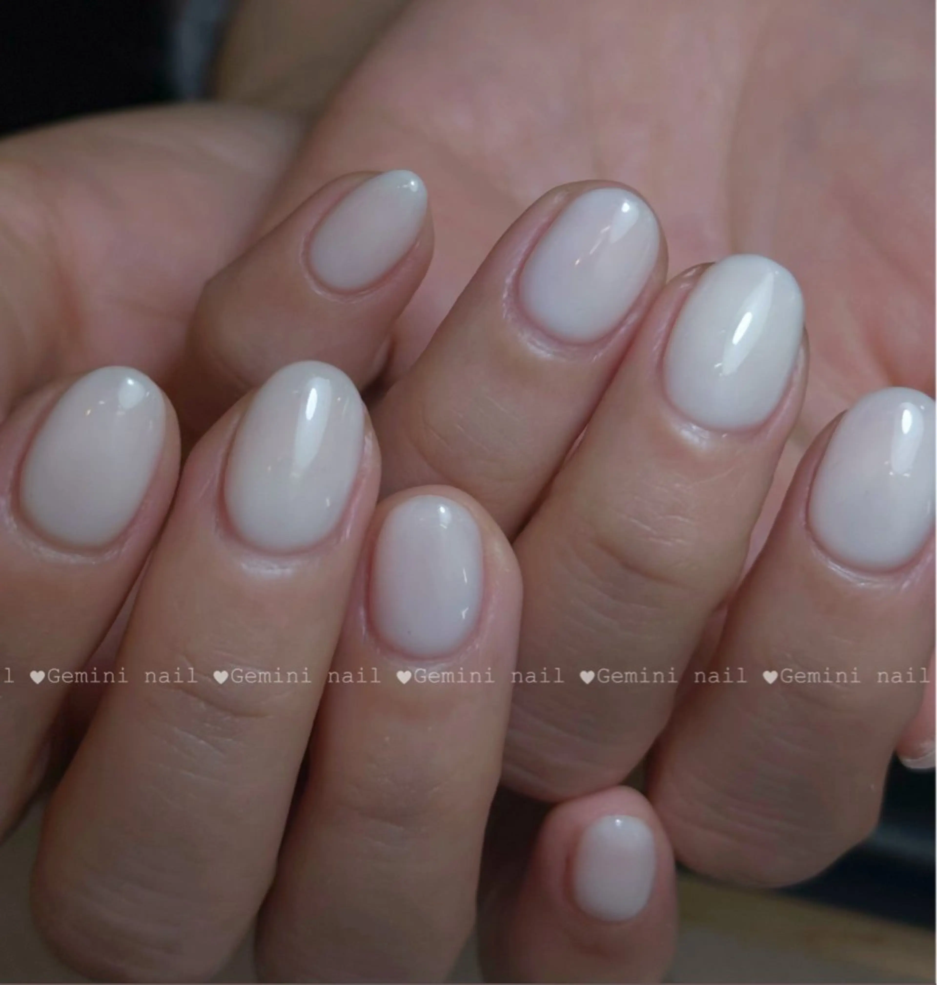 ネイル ワンカラーネイル Gemini nail.Yukiのネイルデザイン