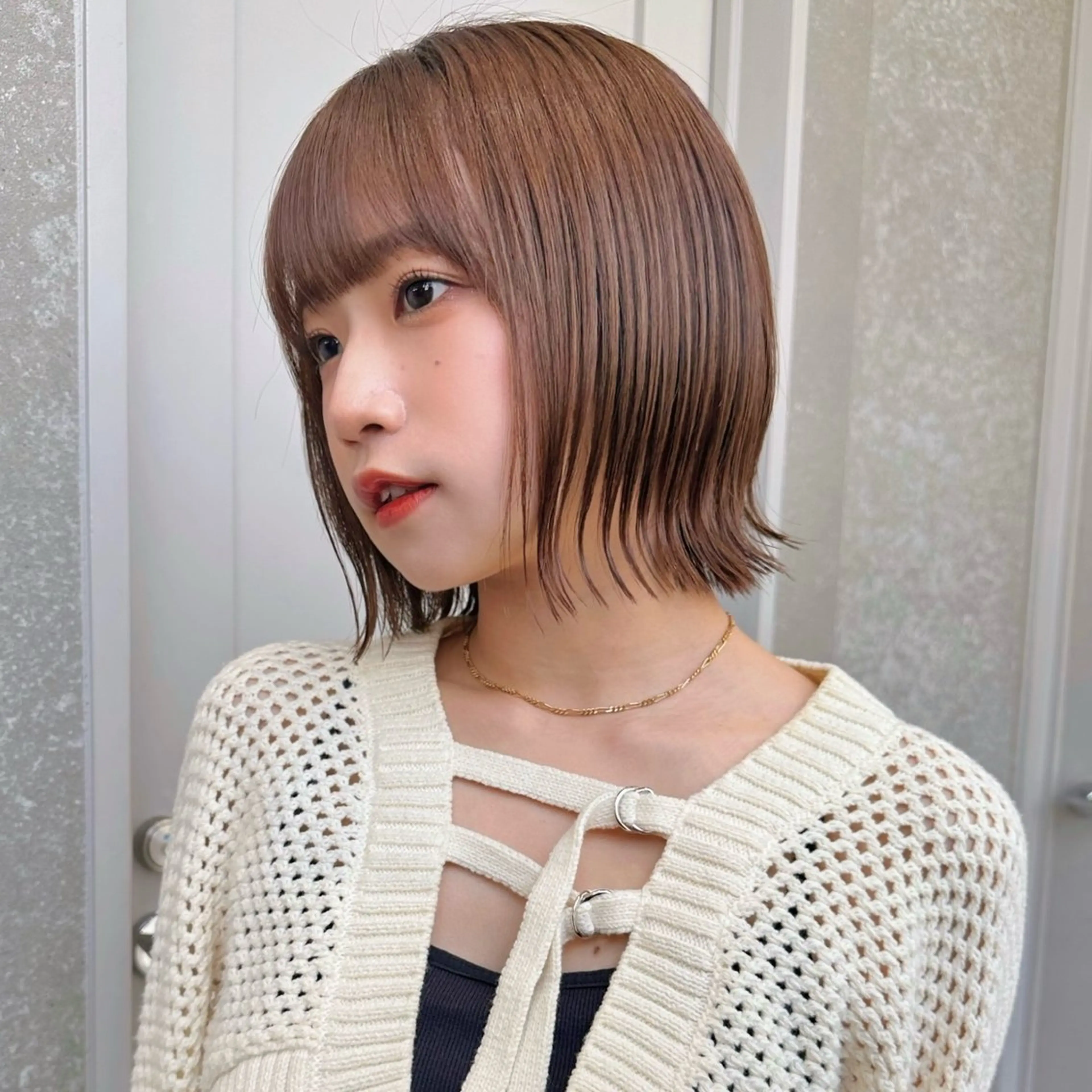 ショート 艶カラー/ボブ /似合わせ/田口愛那のヘアスタイル