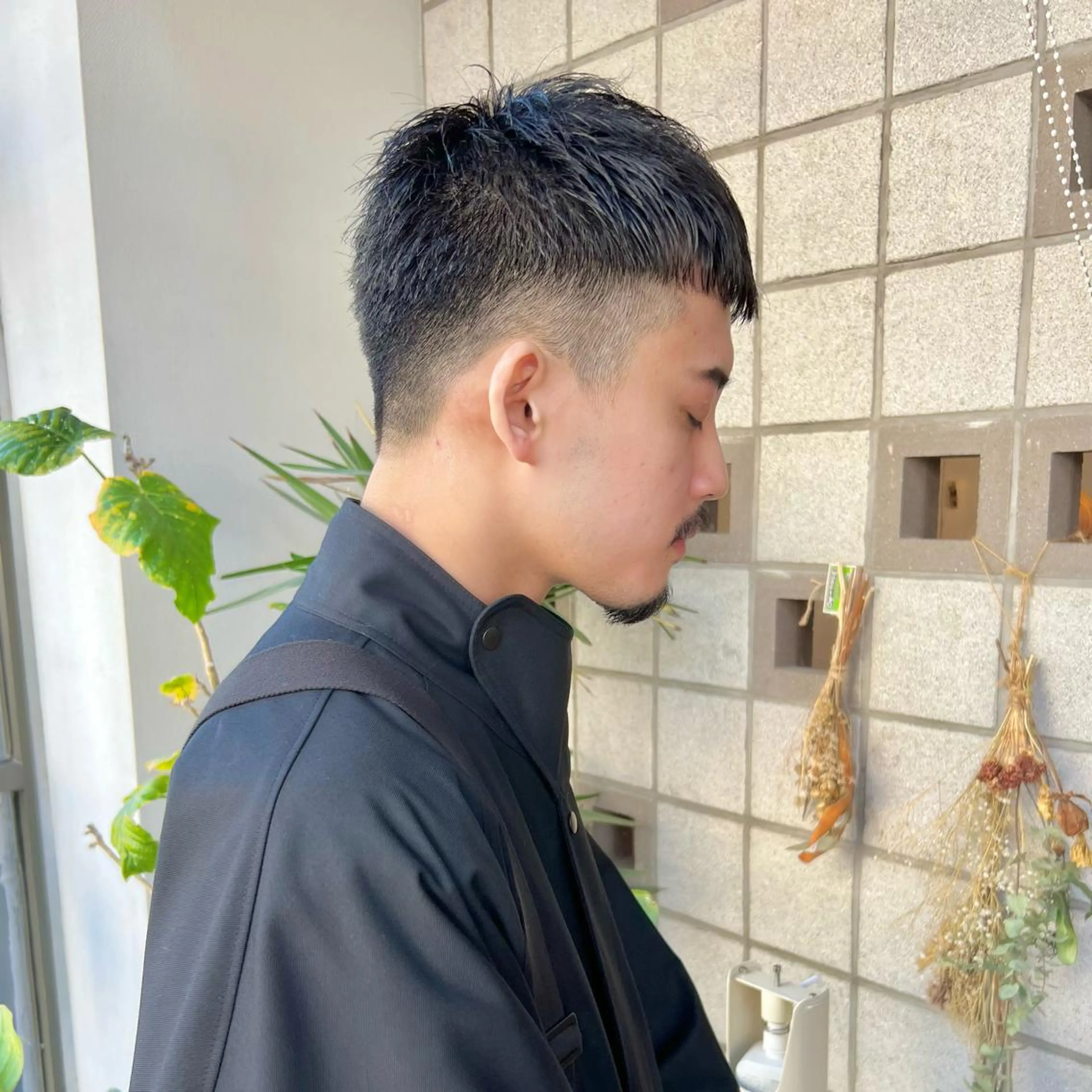 メンズ メンズベリーショート カット ヘッドスパ メンズパーマ/フェ ザーパーマ/古川晴輝のヘアスタイル