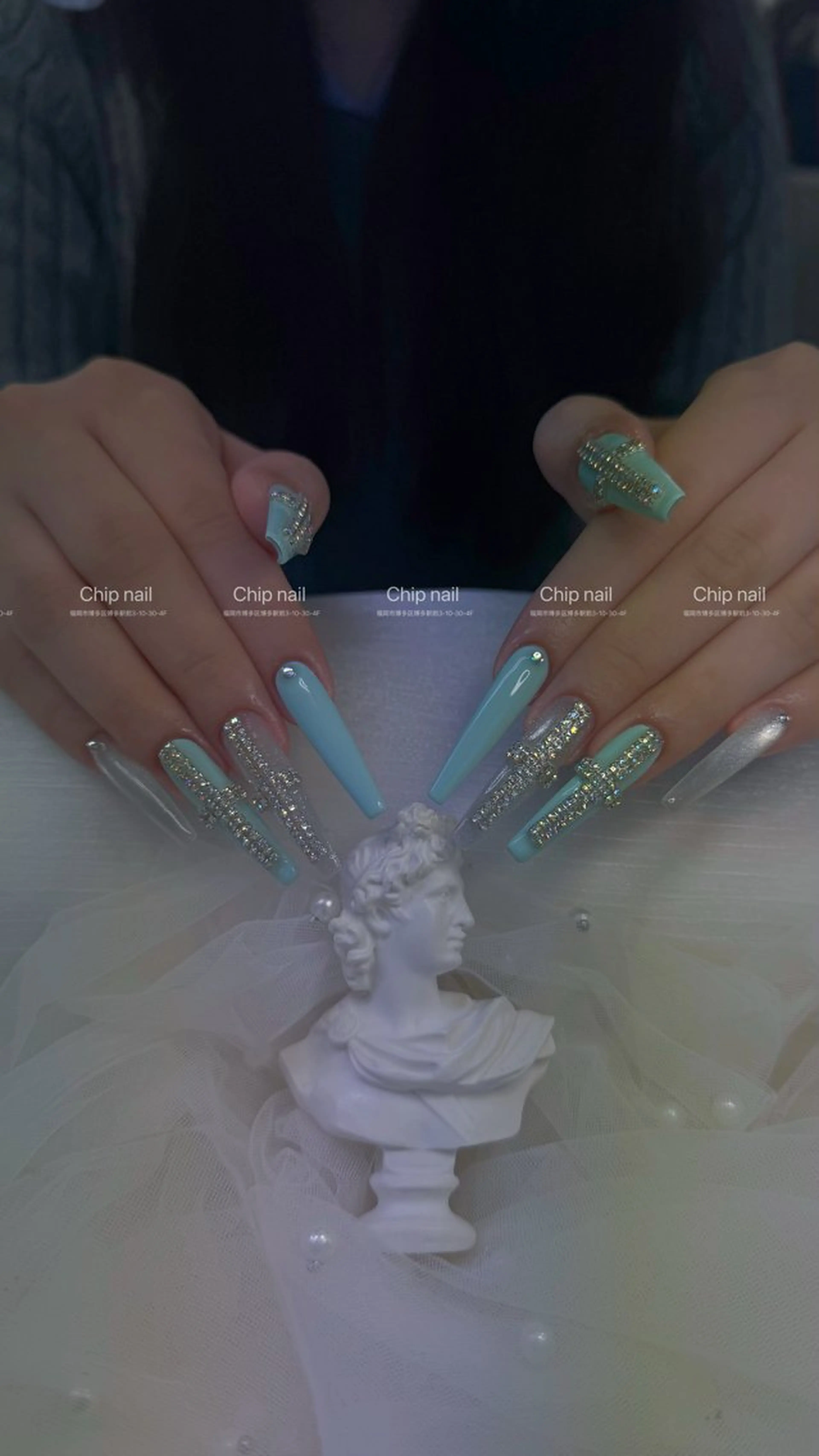 ネイル ロングネイル ハンドネイル chip nailのネイルデザイン