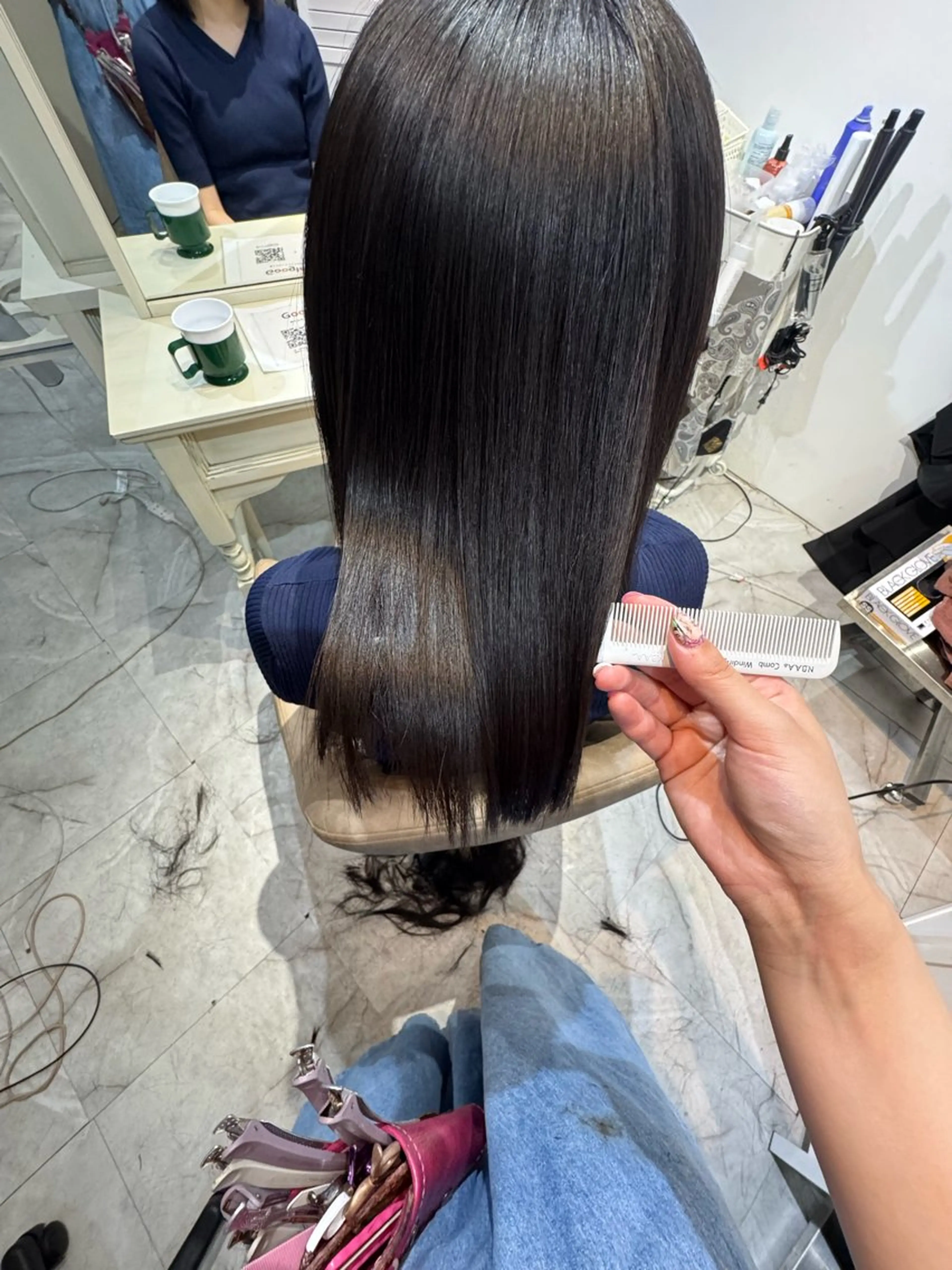 ミディアム パーマ ストレートパーマ カット 縮毛矯正 トリートメント Fuu.by lupine所属・3日空きあり 🌟misatoのヘアスタイル