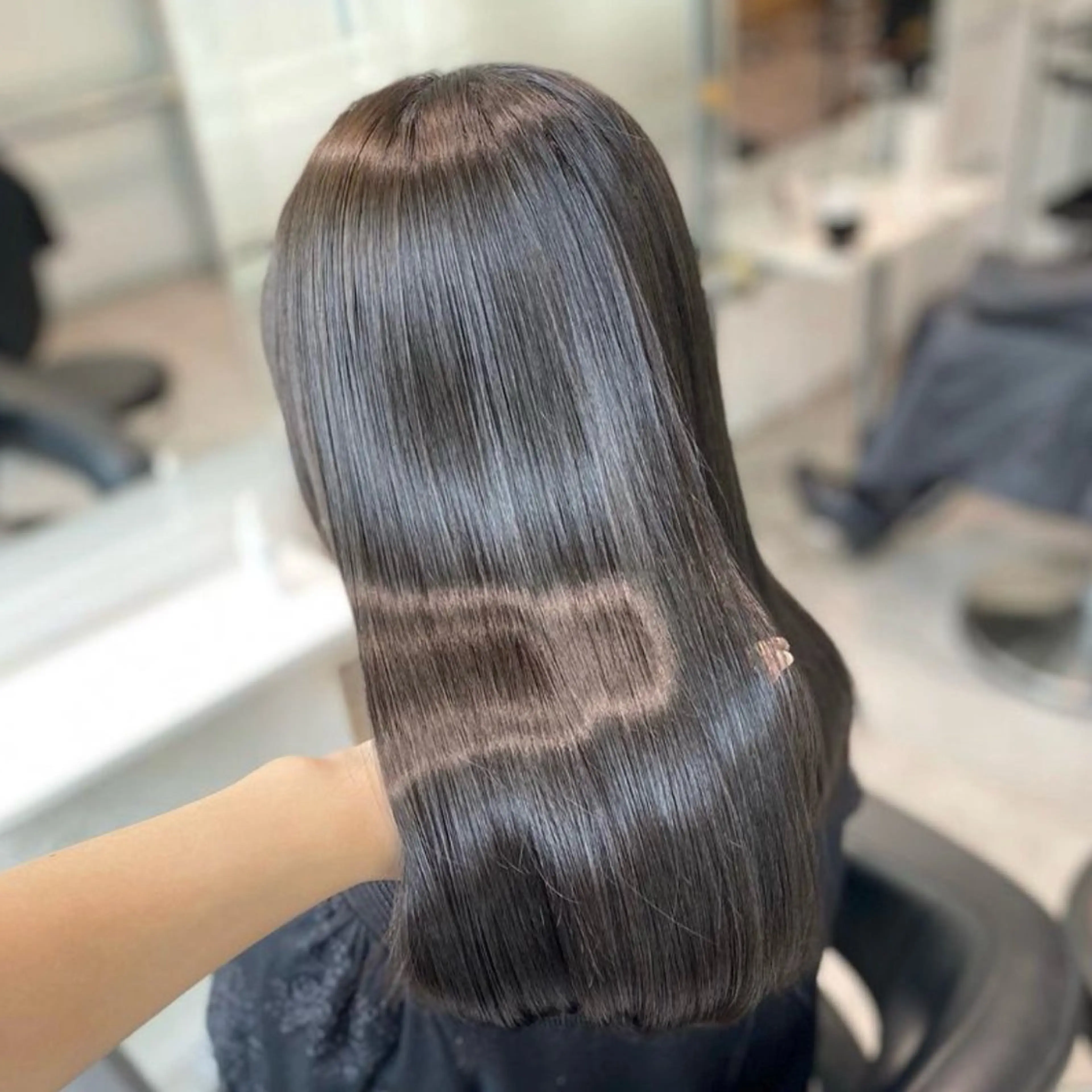 🪽全ての女性の髪の毛を綺麗に🪽髪質改善+透明感カラー+オリジナルトリートメント+炭酸泉+スタイリング🥀の写真