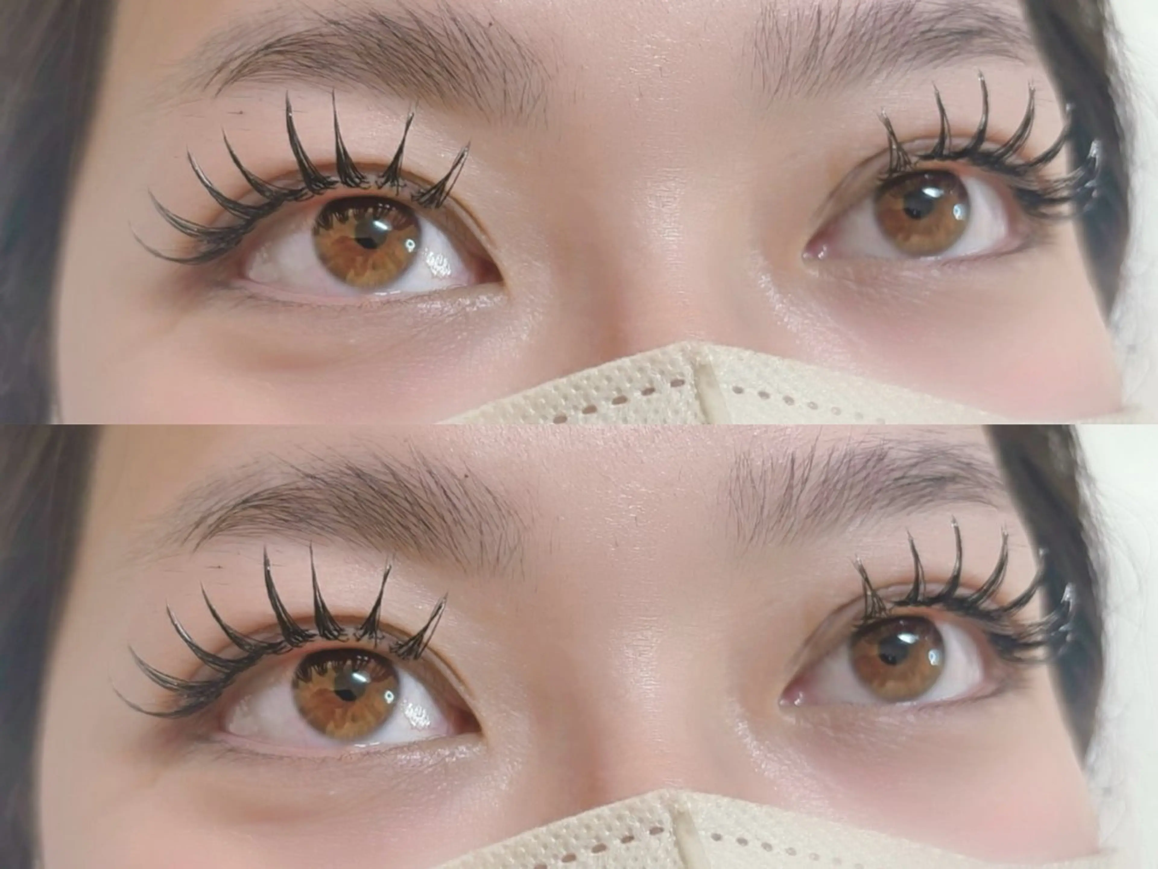 マツエク・マツパ 付け放題 バインドロック 束感まつ毛 フラットラッシュ パリジェンヌラッシュリフト マツエク オーロラ所属・AURORA RINAのマツエク・マツパデザイン
