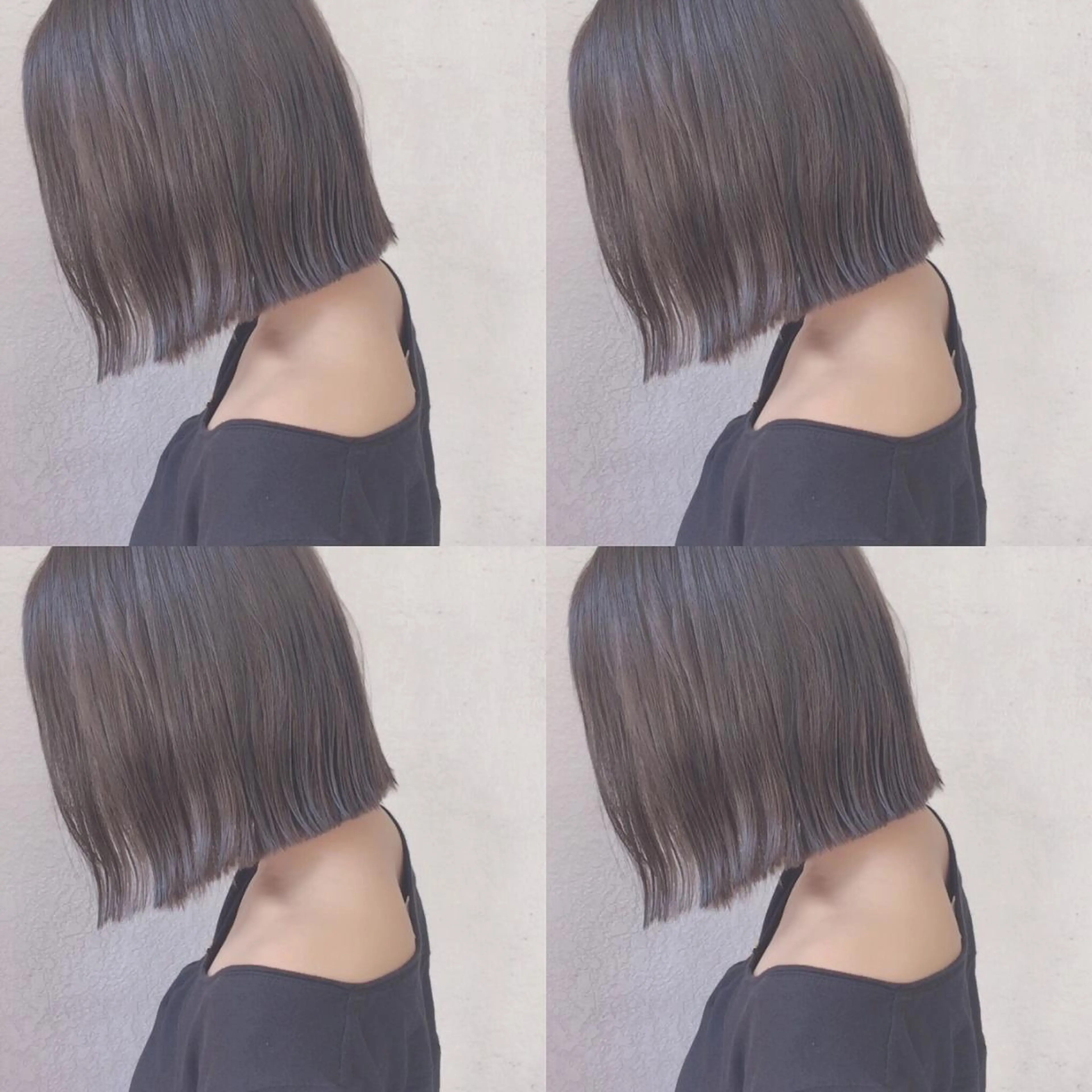 セミロング カラー 透明感カラー 外国人風カラー beauty: beast 大町店のヘアスタイル