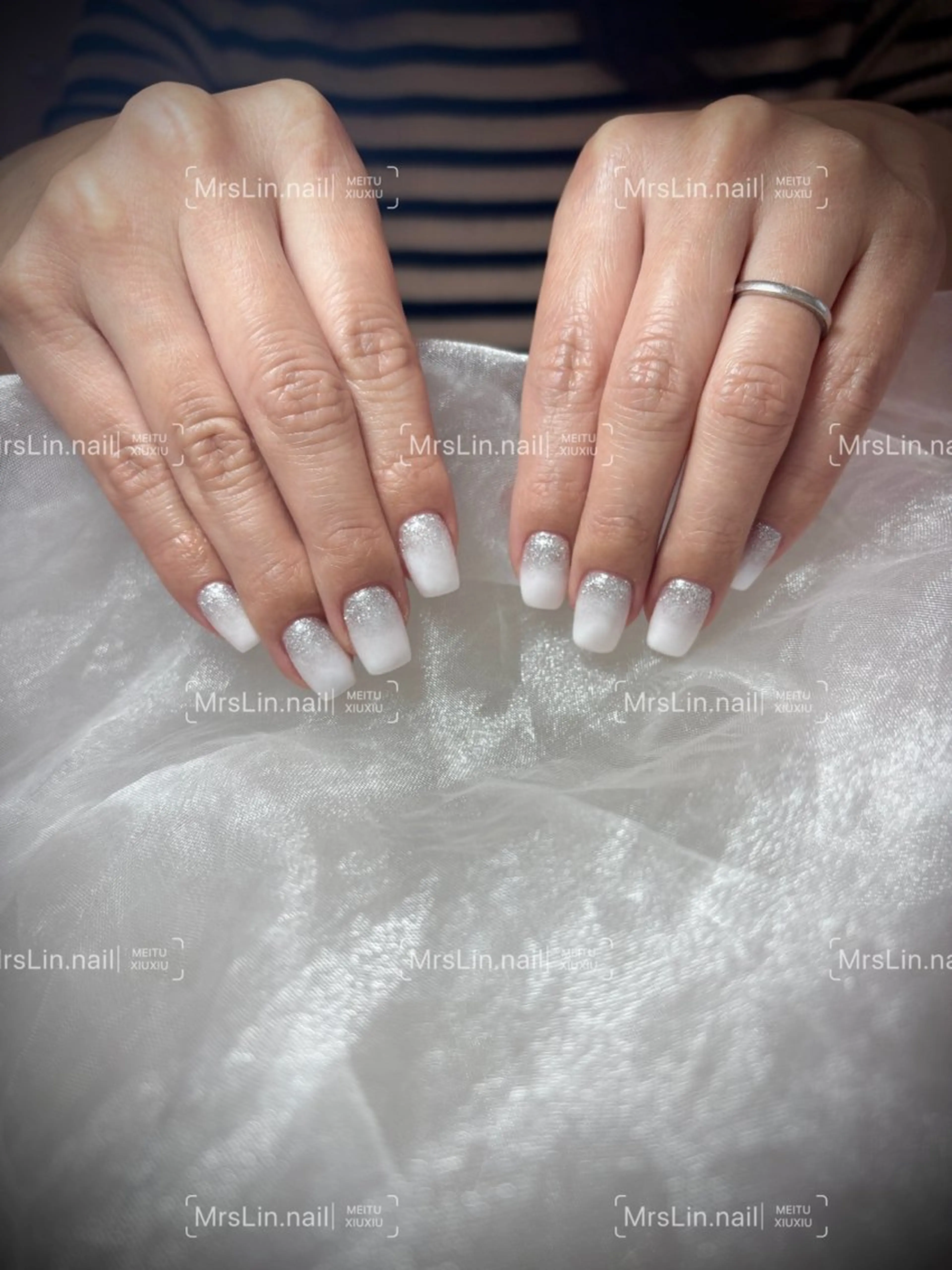 ネイル グラデーション ラメ(グリッター) ラメグラデーション Mrs Lin.nailのネイルデザイン