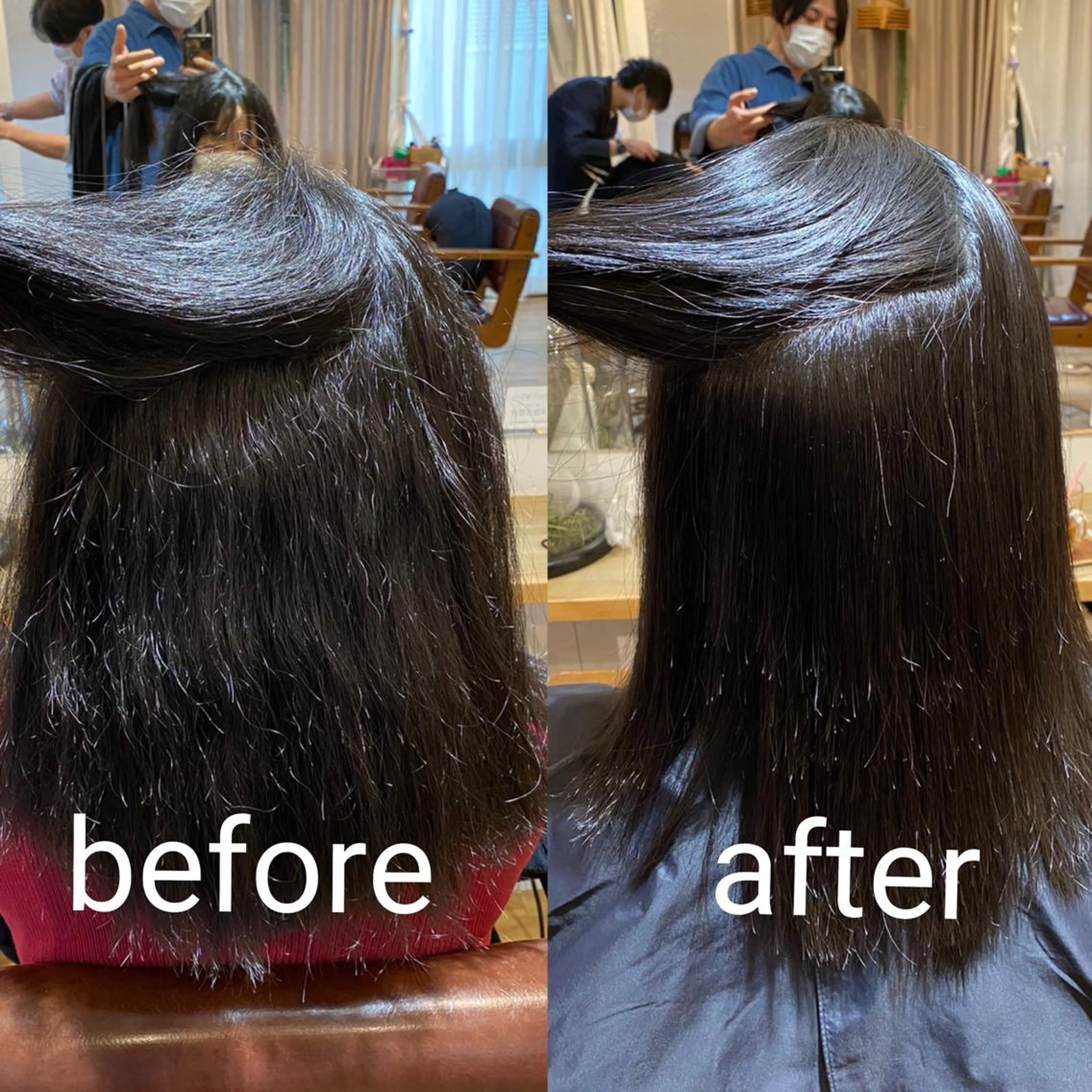 ミディアム 伊藤 光成のヘアスタイル