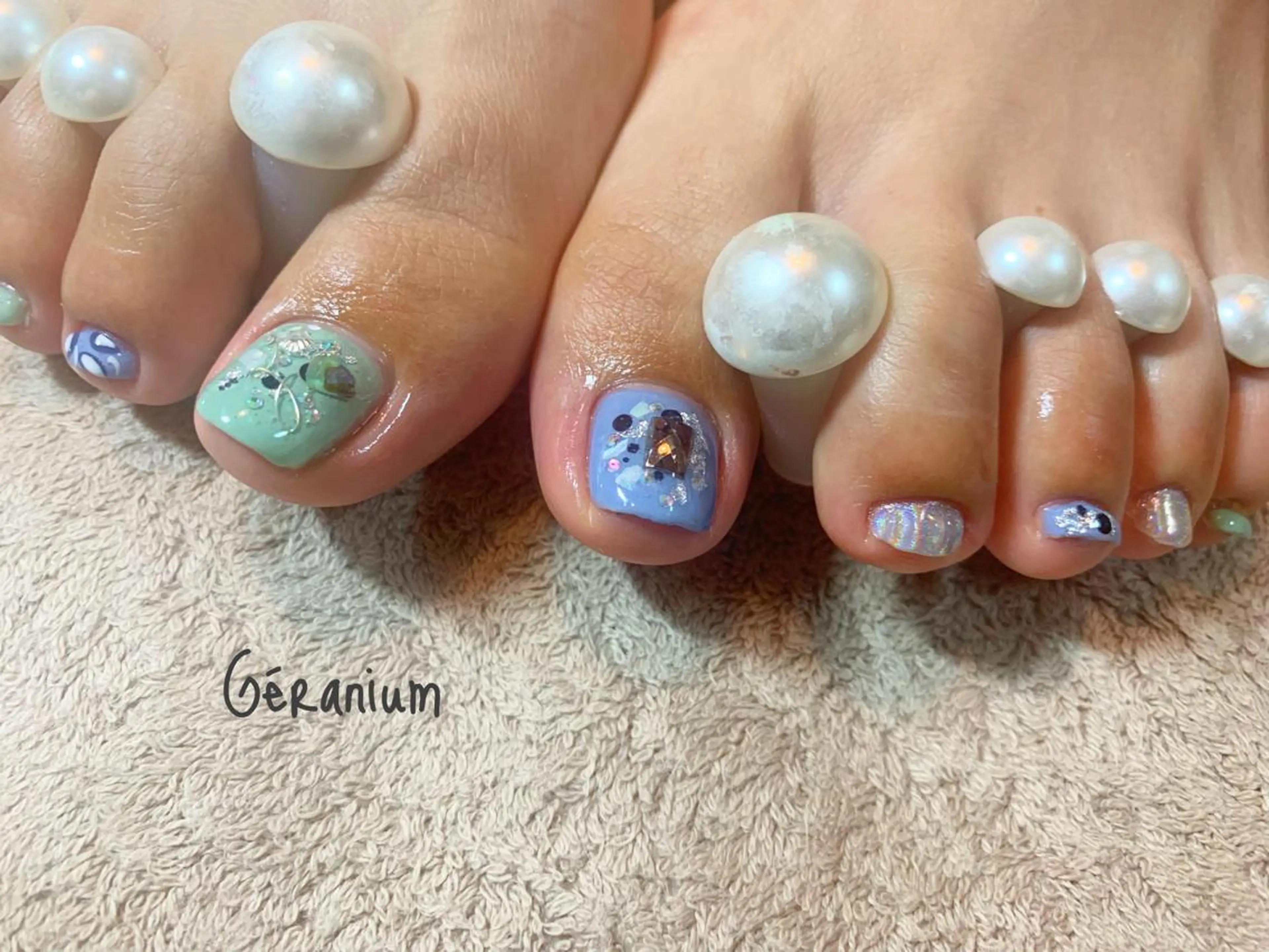 ネイル ハンドネイル GéRanium Harukaのネイルデザイン