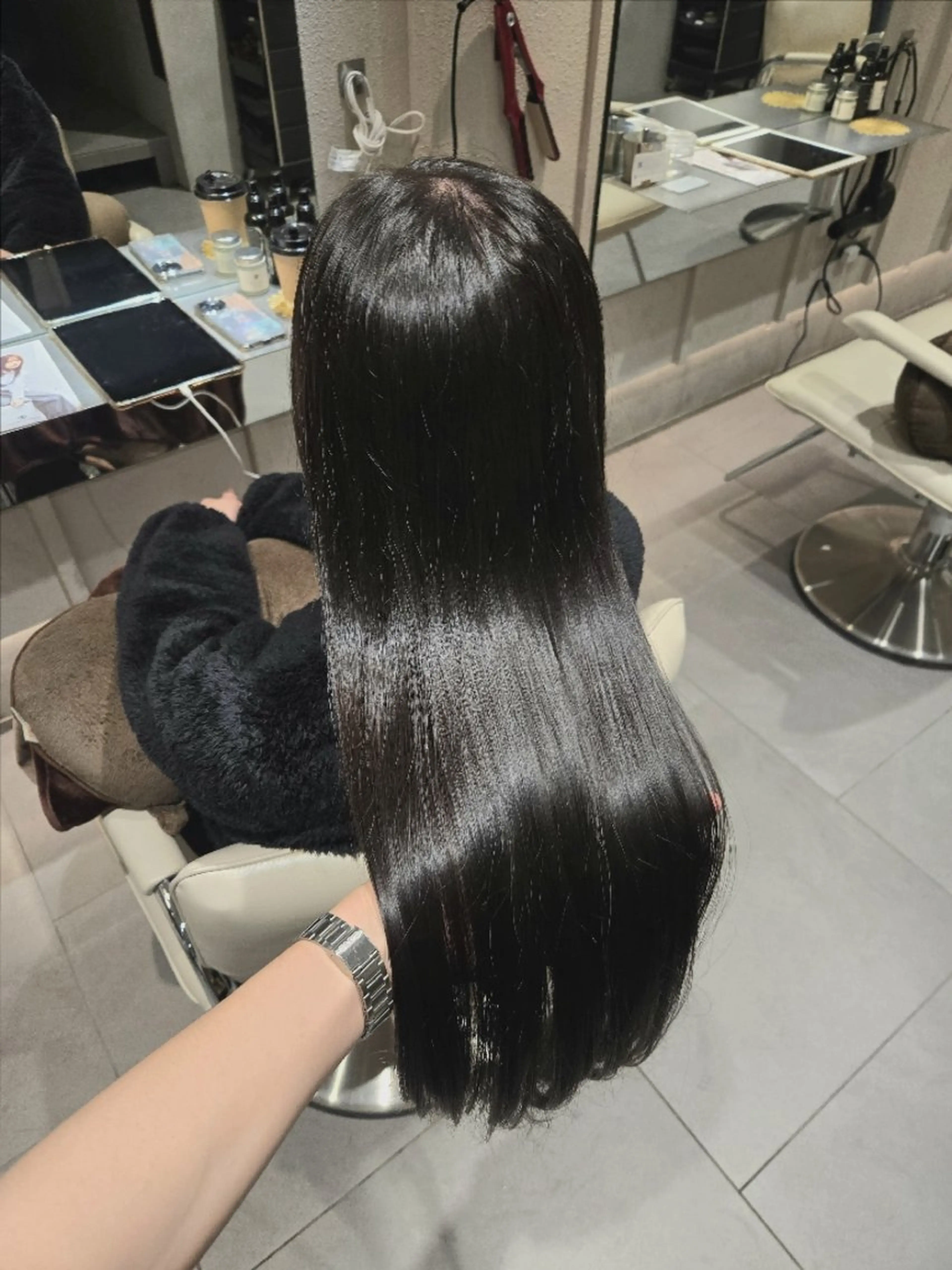 ロング カラー ヘアカラー あかり/ 艶カラー/メンズのヘアスタイル