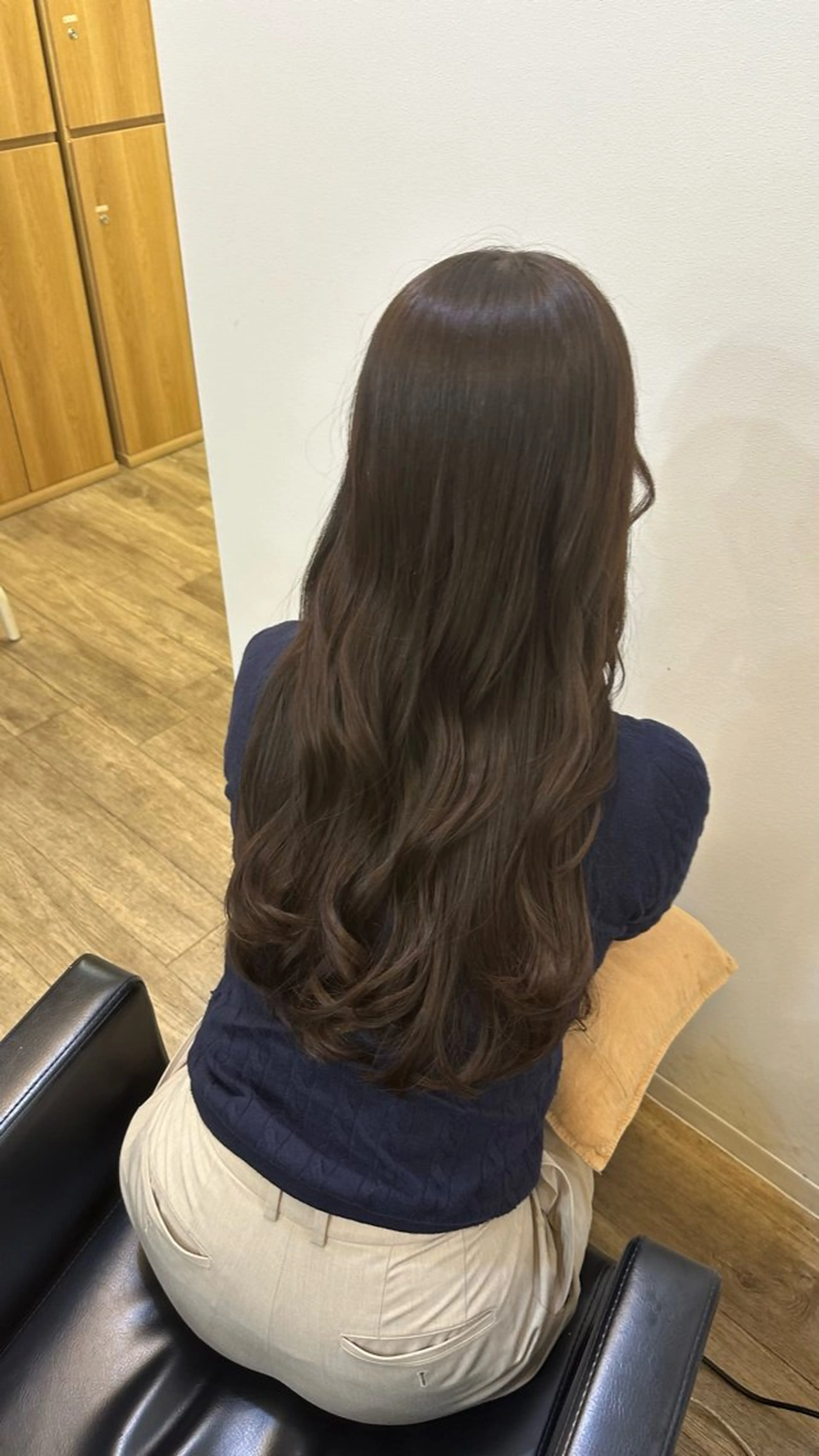 ロング ヘアカラー トリートメント 髪質改善特化／透明感 カラー／ＡＫＡＮＥ♡のヘアスタイル