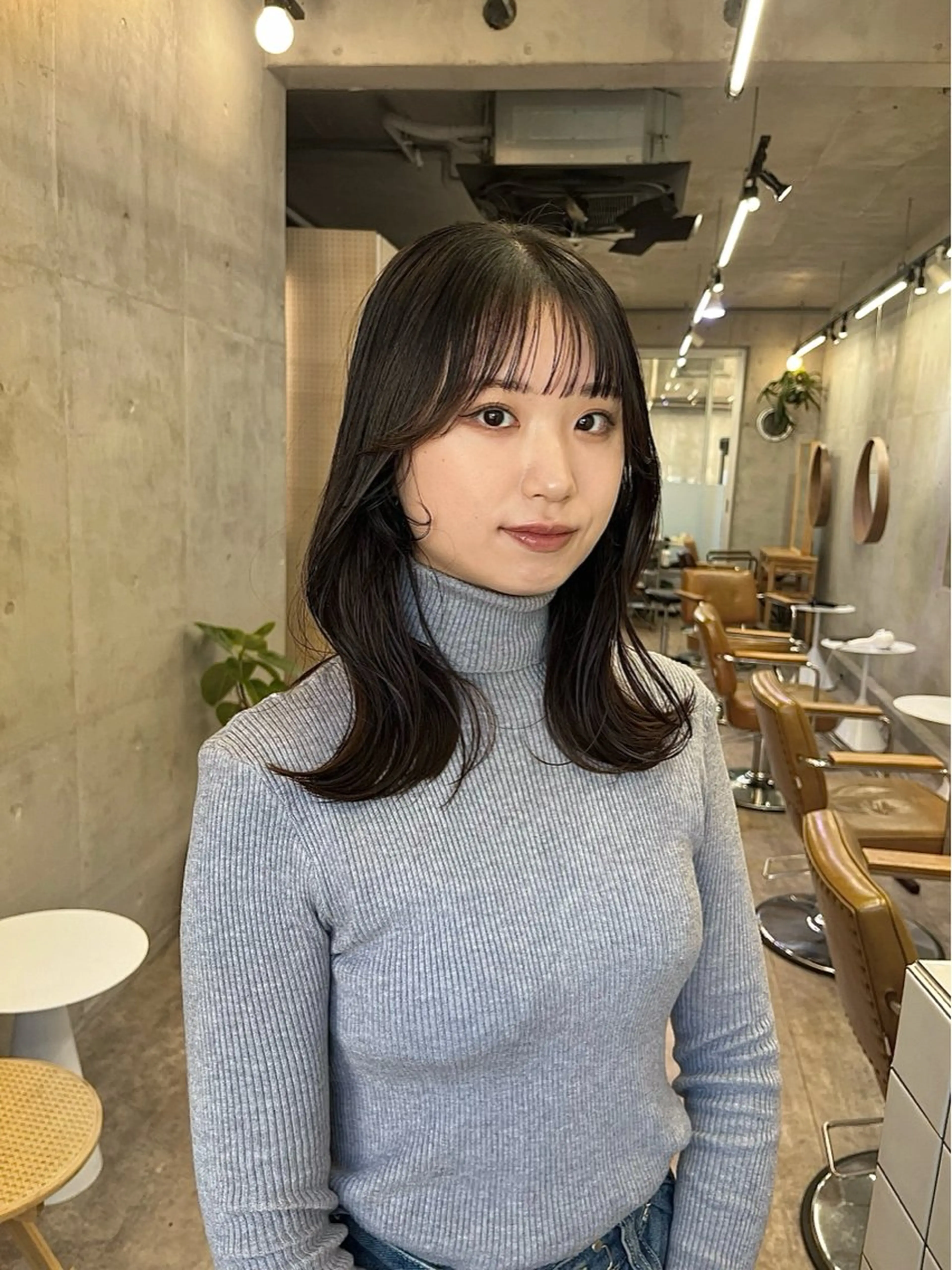 セミロング カラー ベージュカラー ブリーチ ケアブリーチ 透明感カラー ダブルカラー カット 🤎𝐌𝐚𝐨⌇ お悩み解決美容師🤎のヘアスタイル