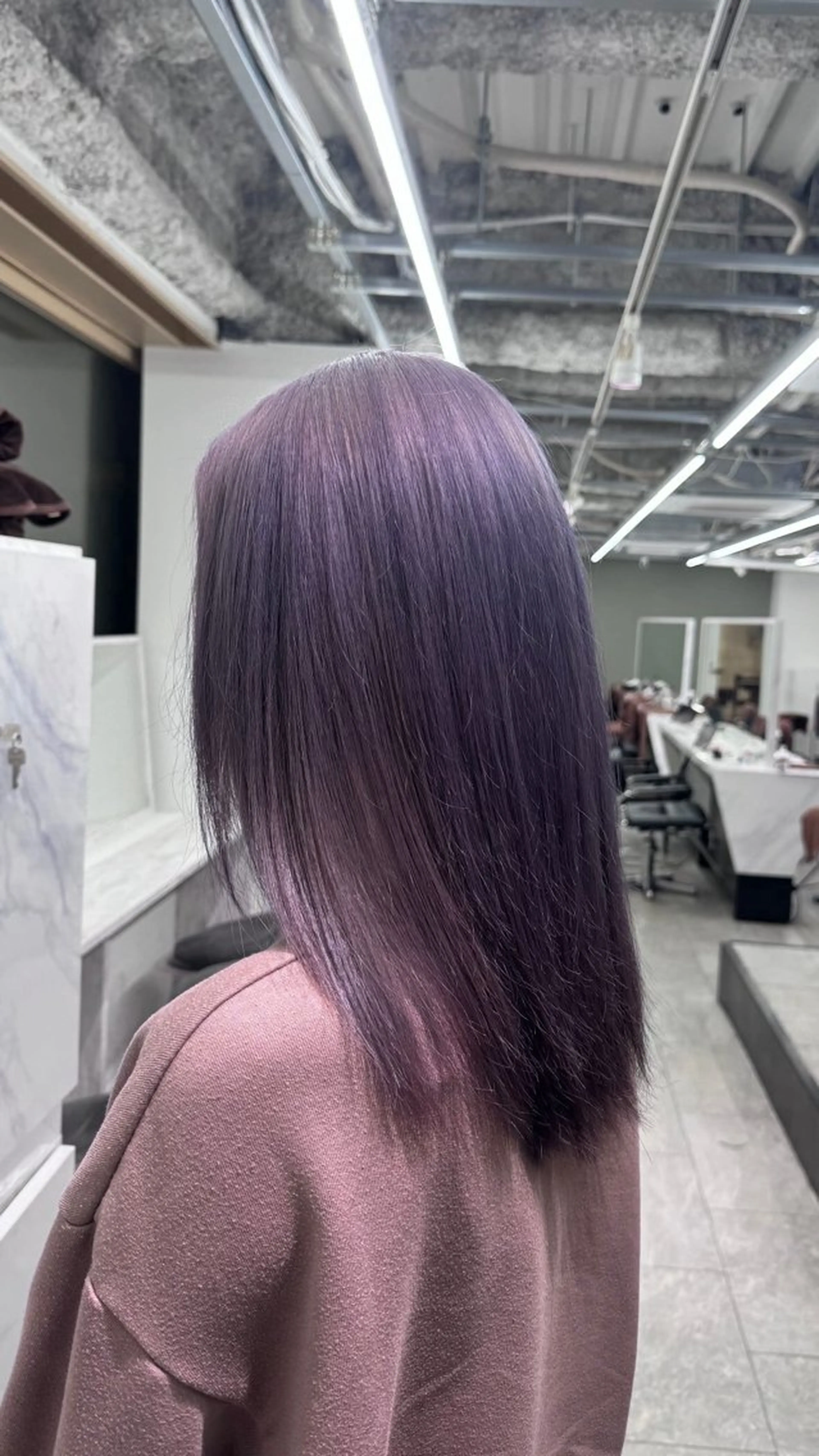 セミロング 渋谷/ハイトーン エクステ*☆🌙咲妃のヘアスタイル