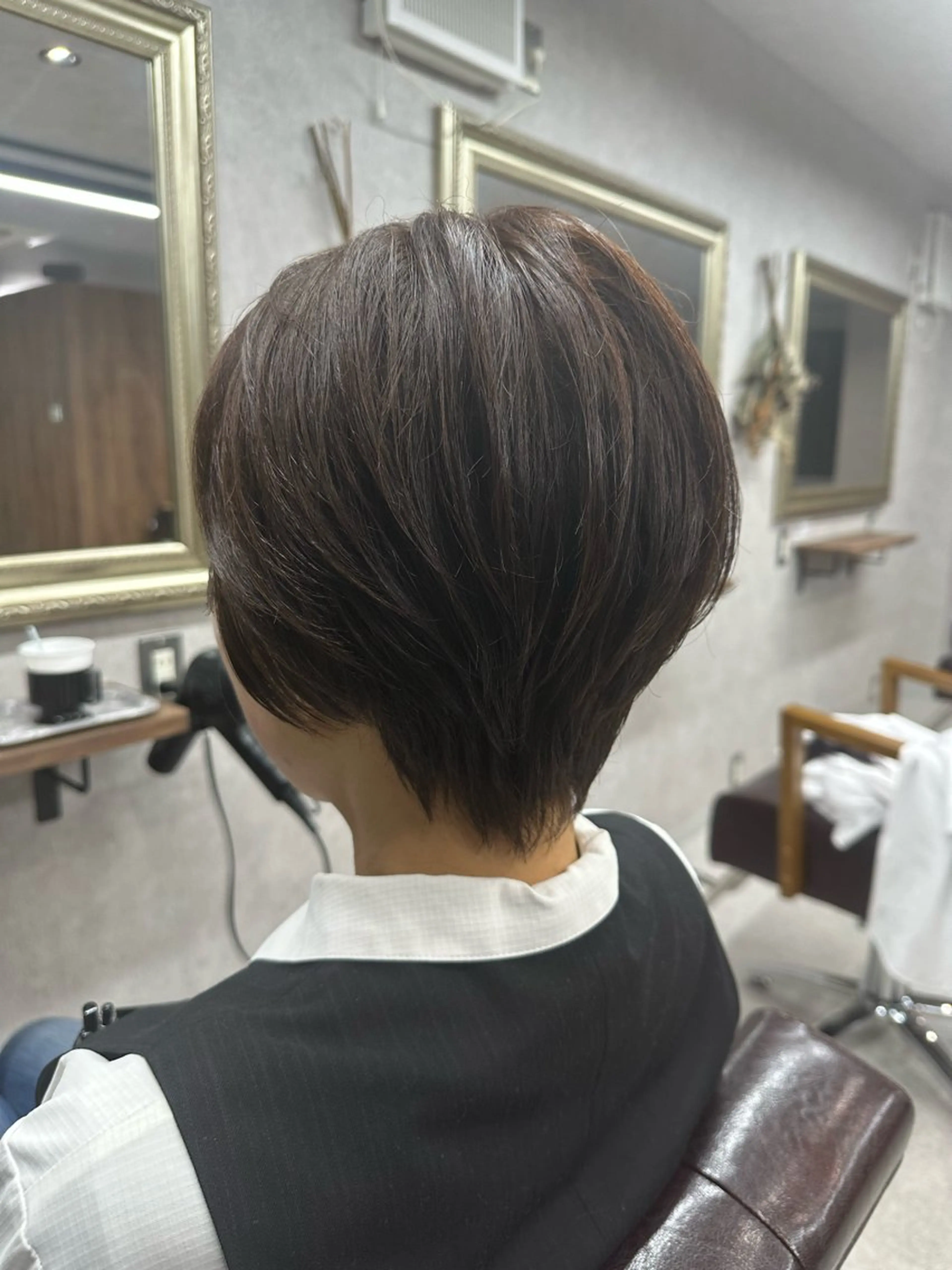 ショート カラー カット ヘアカラー トリートメント Lien 深井店のヘアスタイル