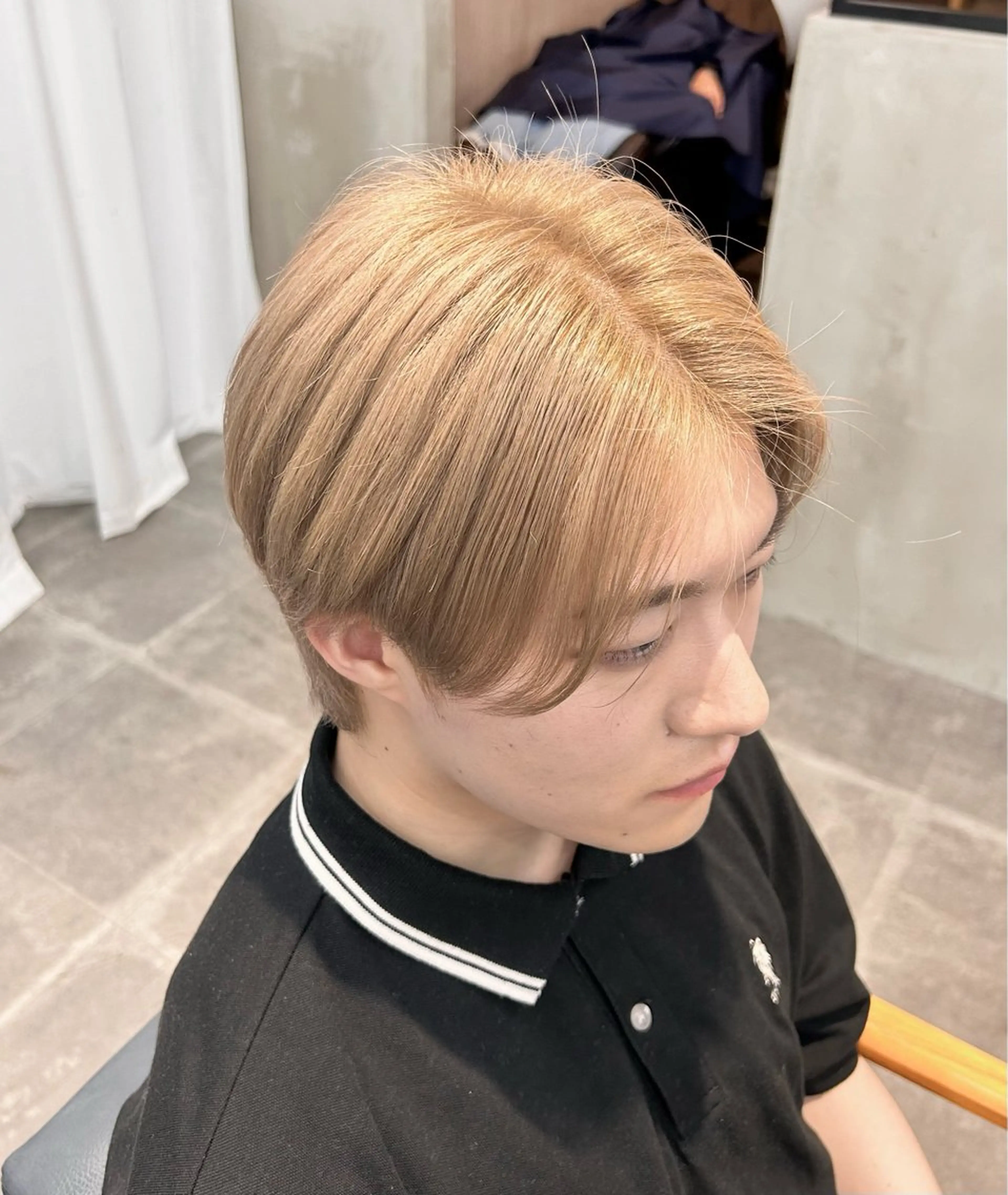 ショート カラー 韓国×髪質改善カラー 💎hinaのヘアスタイル