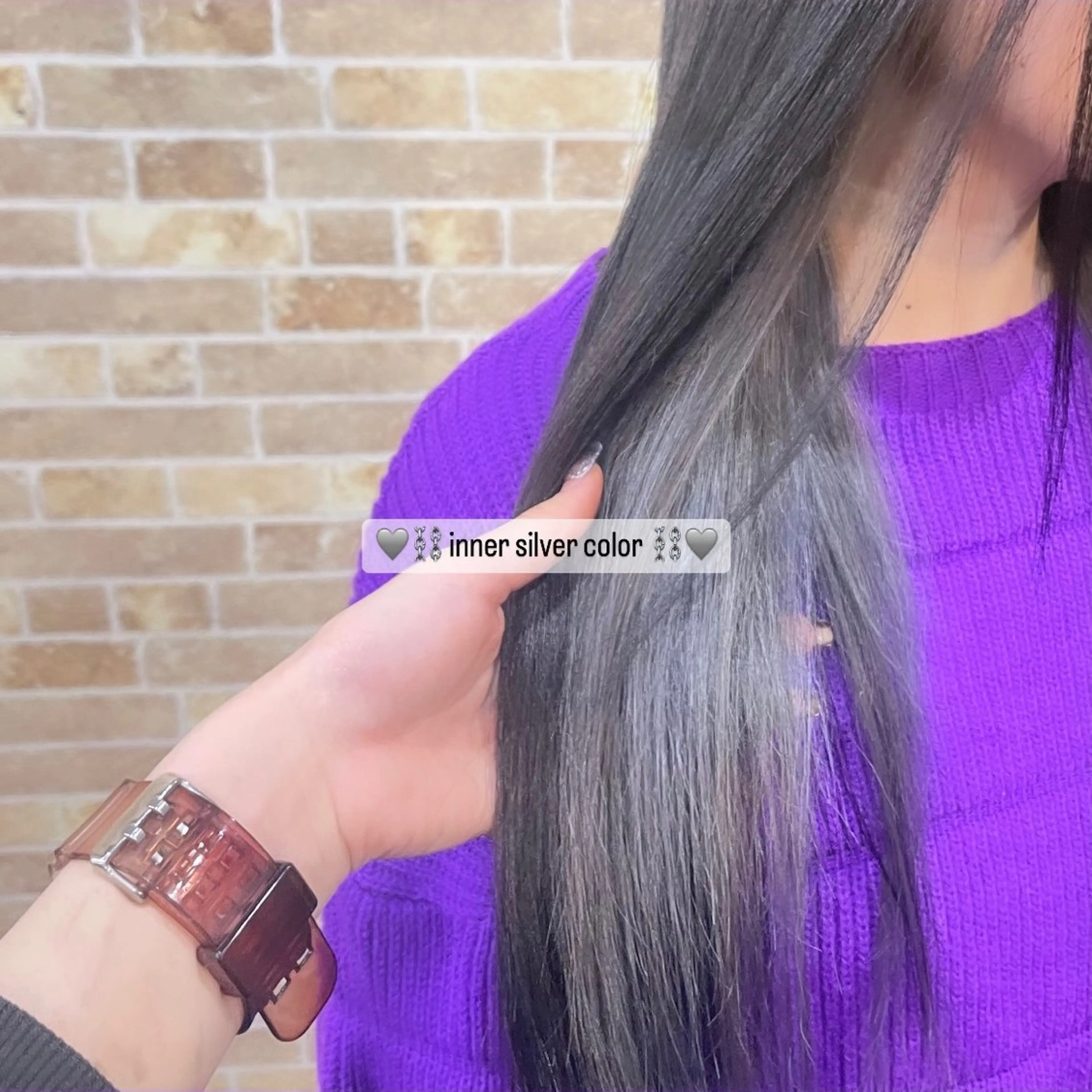 ロング カラー 𝐑𝐢𝐤𝐚 ໒꒱♡のヘアスタイル