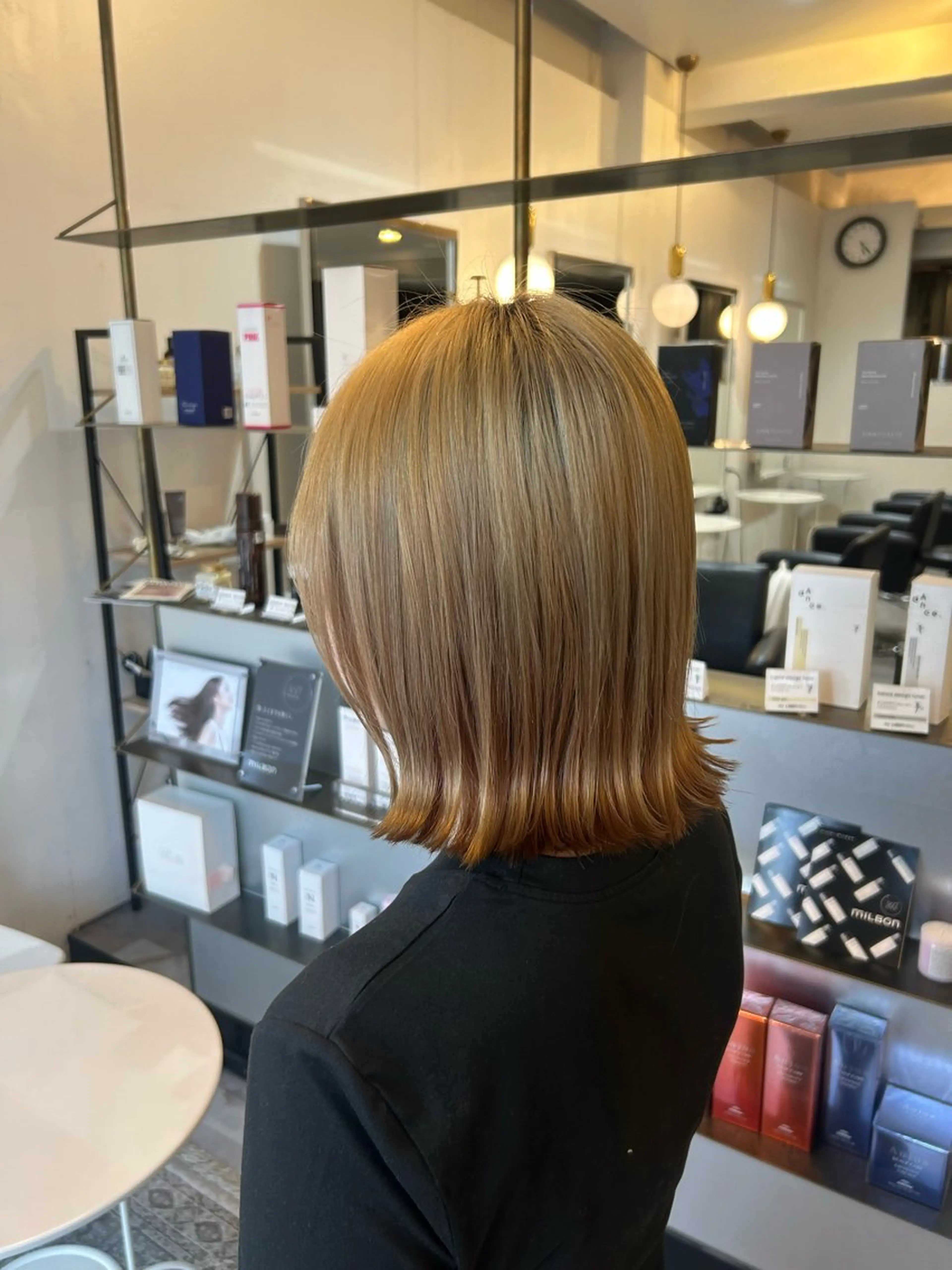 ミディアム ボブ カット iroha /Cielのヘアスタイル